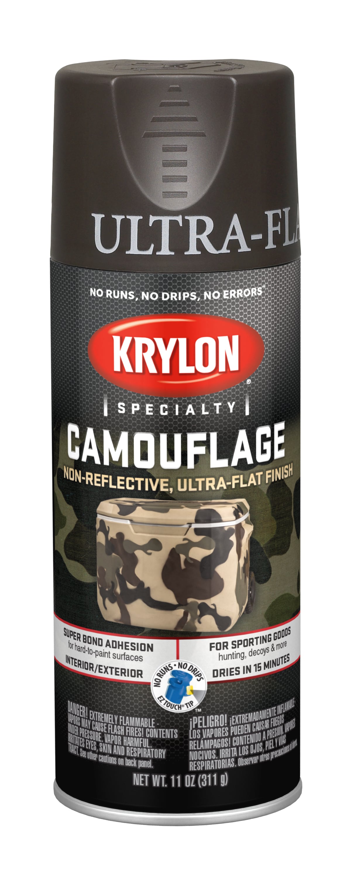 Review of krylon versus Rust-Oleum, camouflage spray paint. 