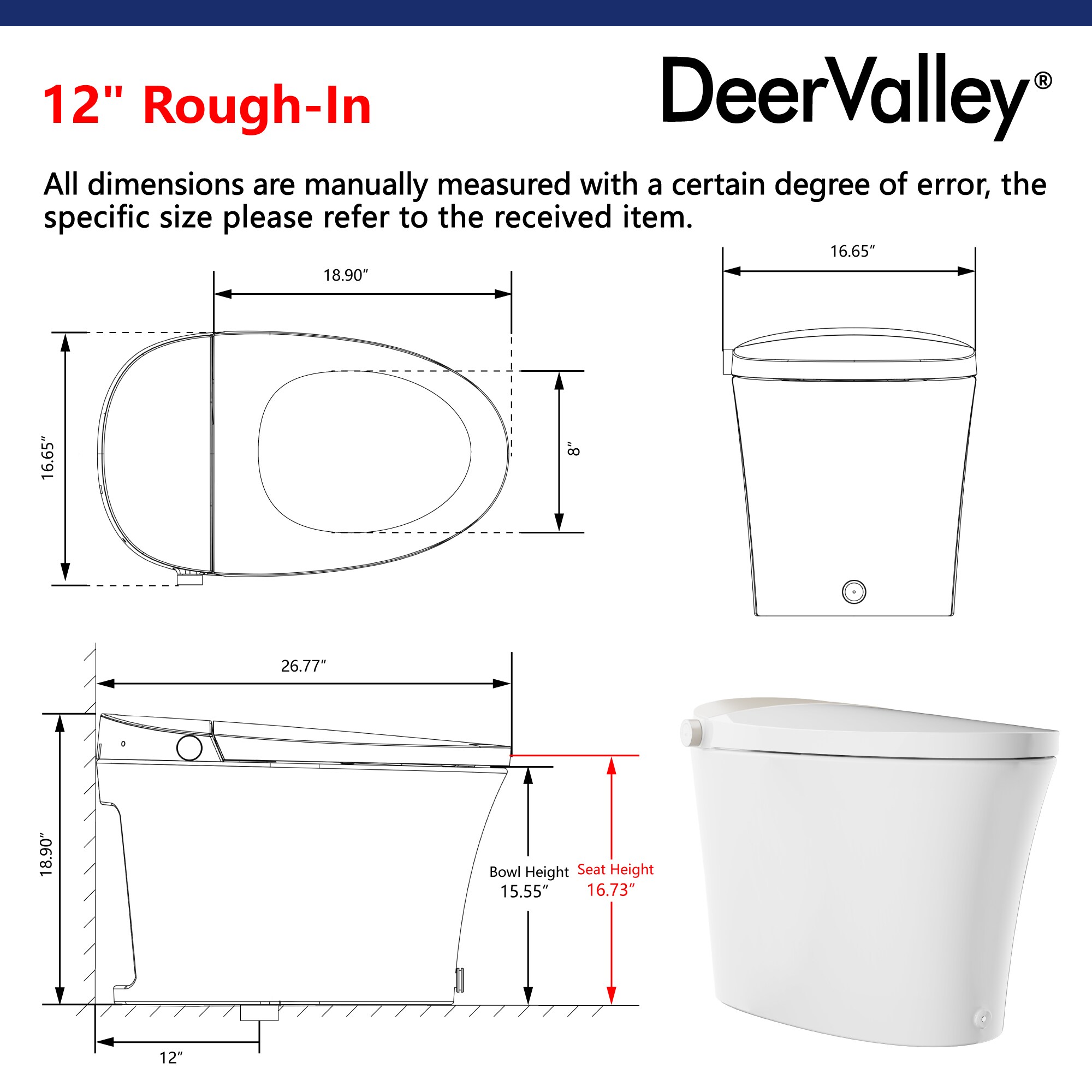 DeerValley DV-1S0150 bidets - View #13