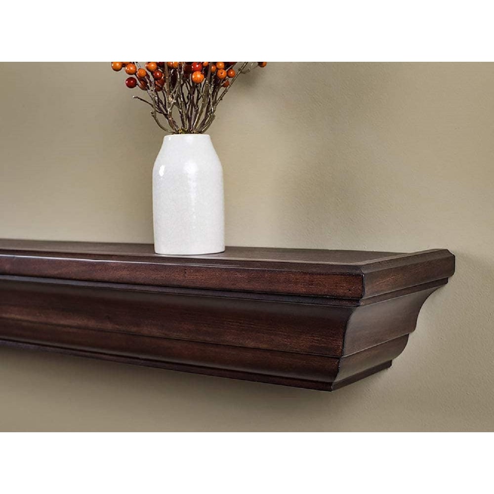 Mantels Direct COLTON-72-CHOC Mantel-Shelves - View #7