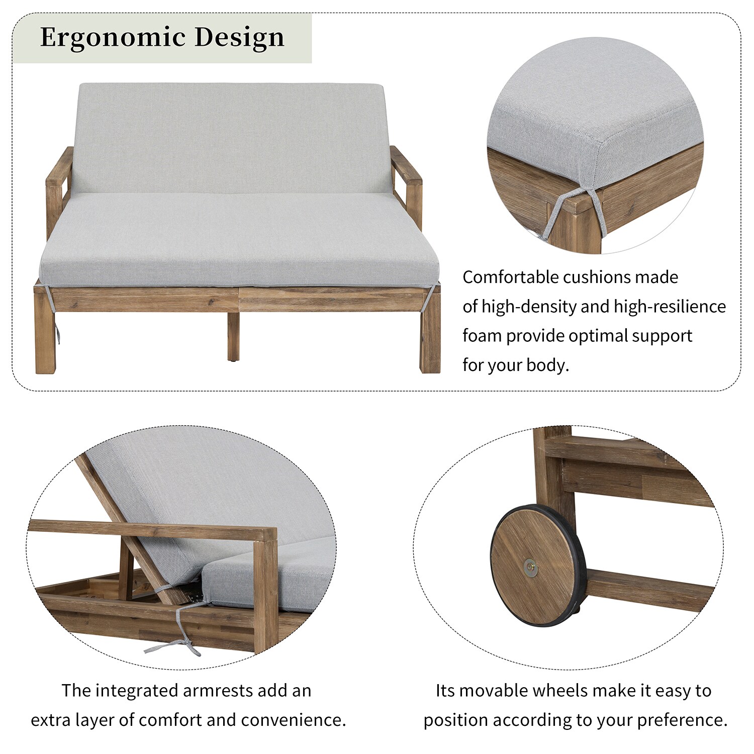 SINOFURN SYA330104GY Patio-Sofas-Daybeds - View #7