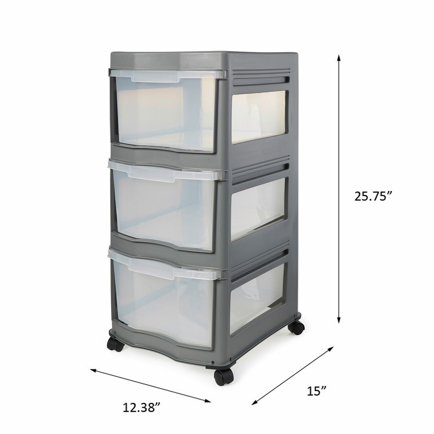 Life Story Clear Stackable Closet Organization & Storage Box 34 Quart 18 Pack