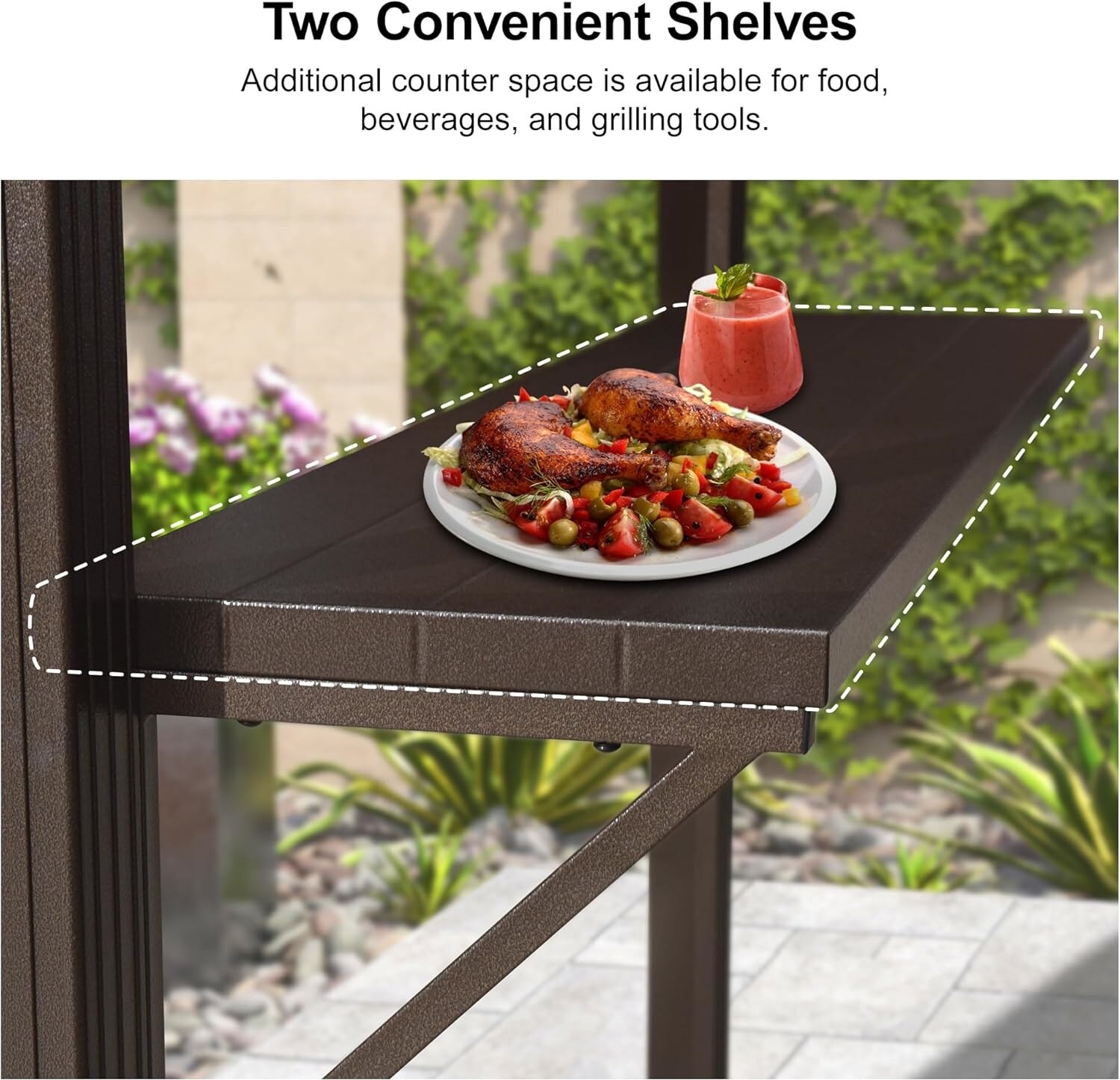 PURPLE LEAF LSMHTGG0609 Wood-Resin-Gazebos - View #7