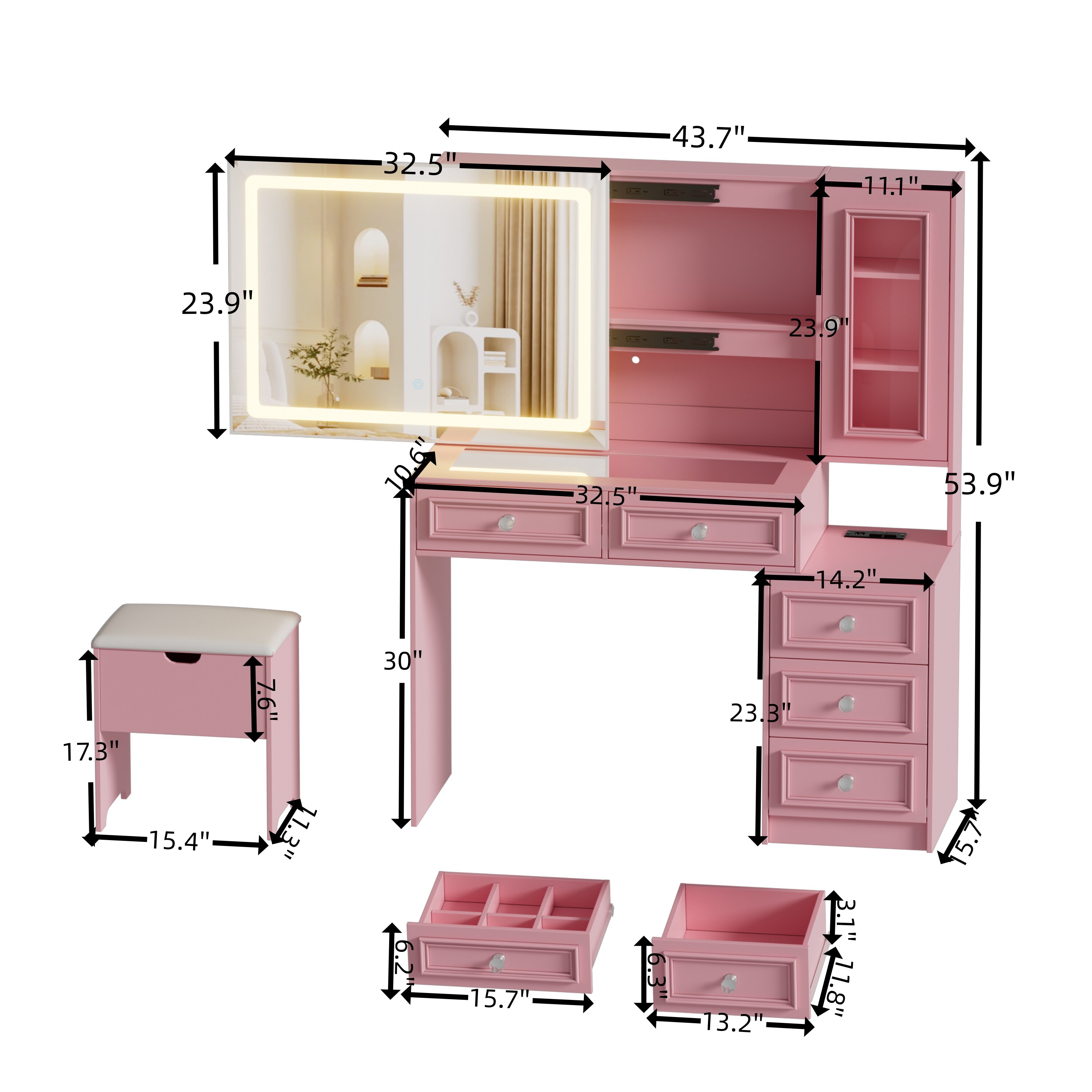 PAKASEPT TTAC021-PKWXY250320 Bedroom-Vanities - View #3