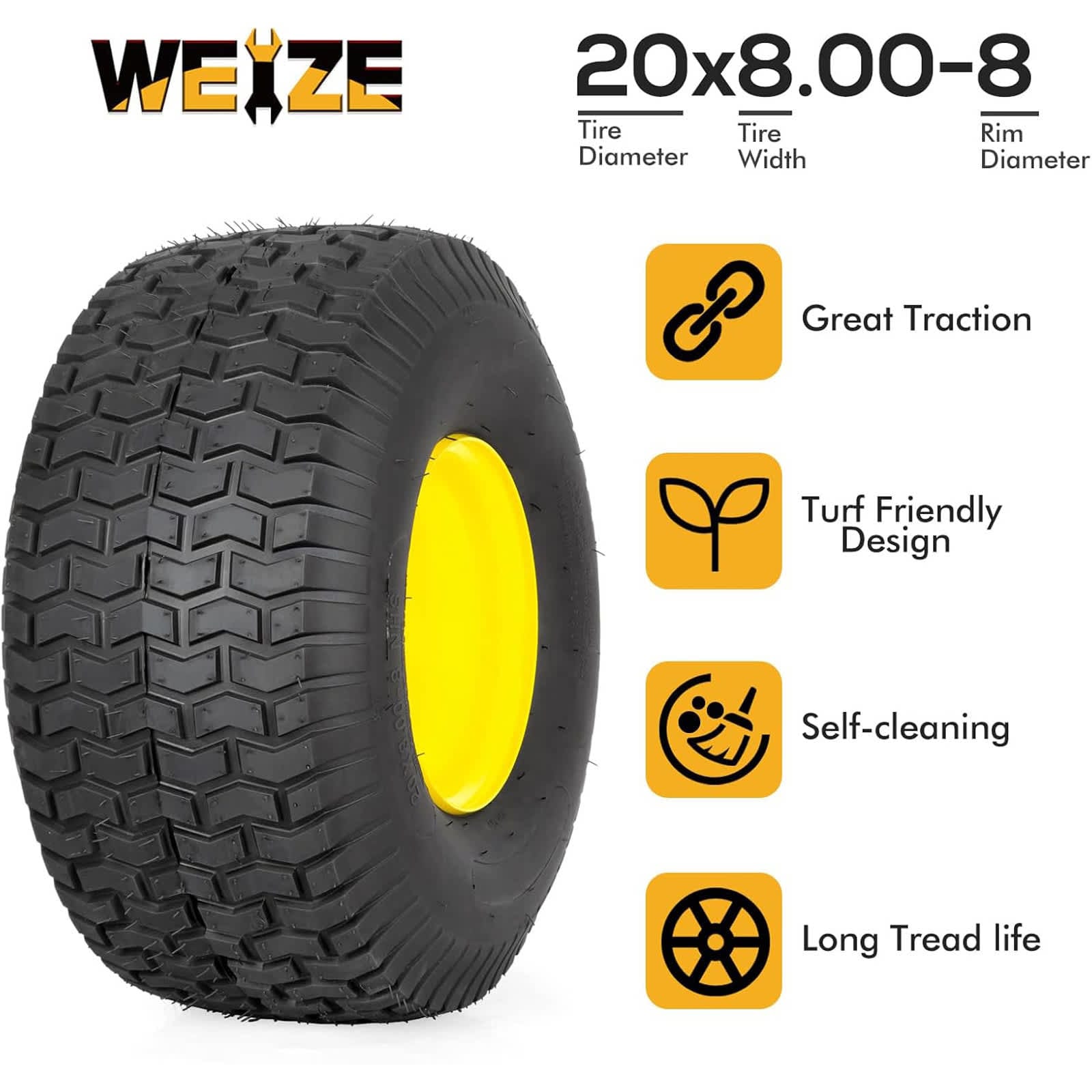 WEIZE TEF-0913 Ope-Wheels-And-Tires - View #3