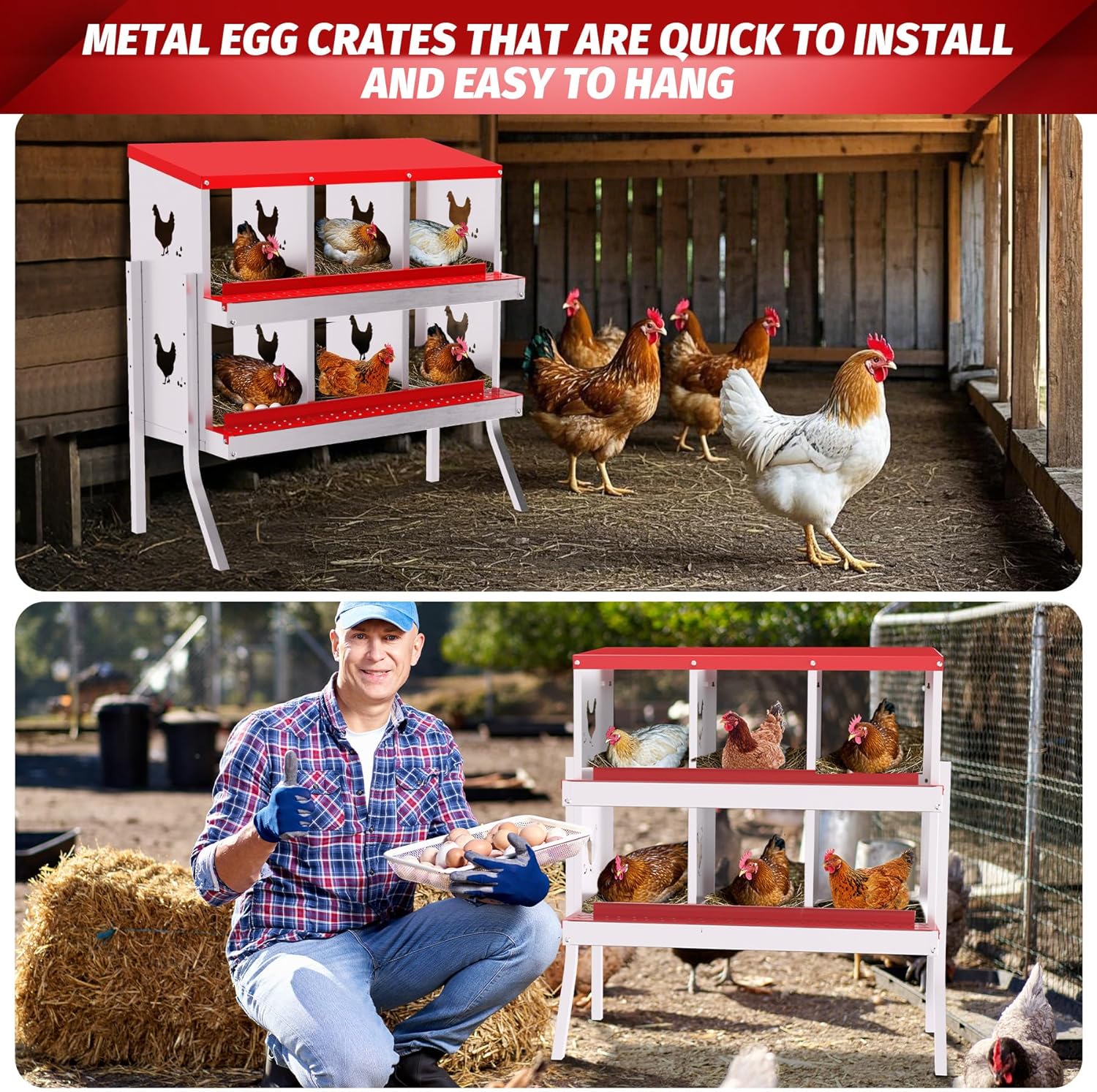 Qeetex GGL-PHO-348S5HJE Chicken-Coops-Rabbit-Hutches - View #3