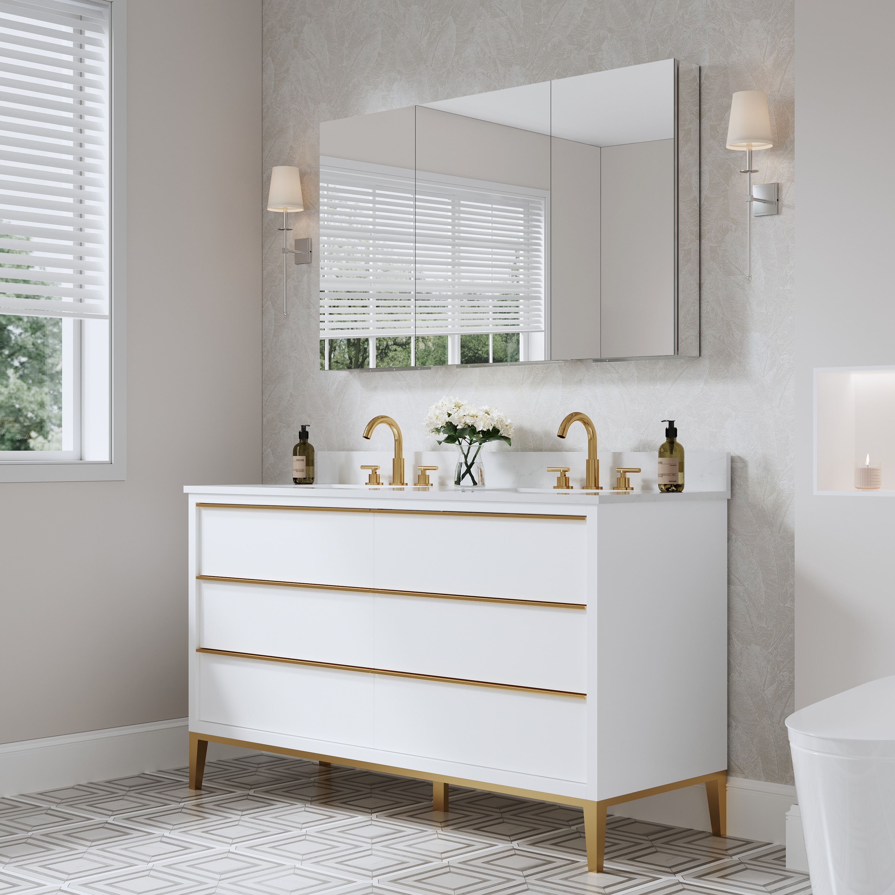 WELLFOR EXM-7236JTFL Bathroom-Medicine-Cabinets - View #14