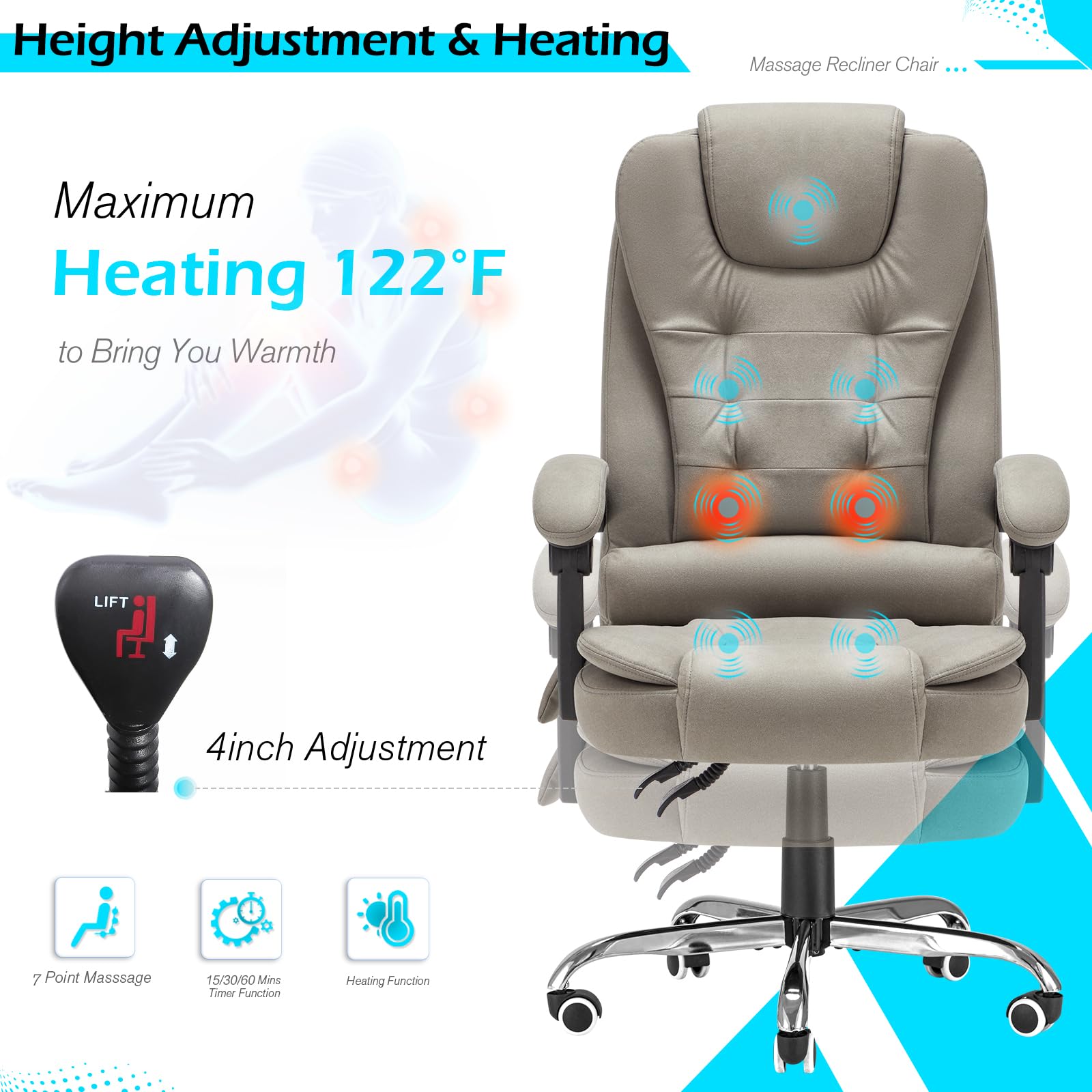AECOJOY 13058GGR-LS01 Office-Chairs - View #4