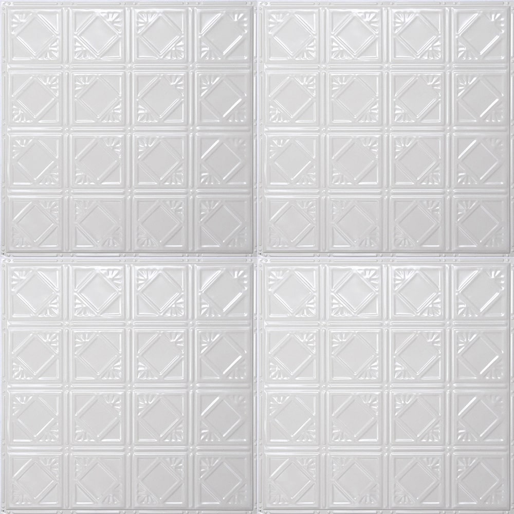 American Tin Ceilings KIT5-B-P19-WBG Kitchen-Panels - View #2