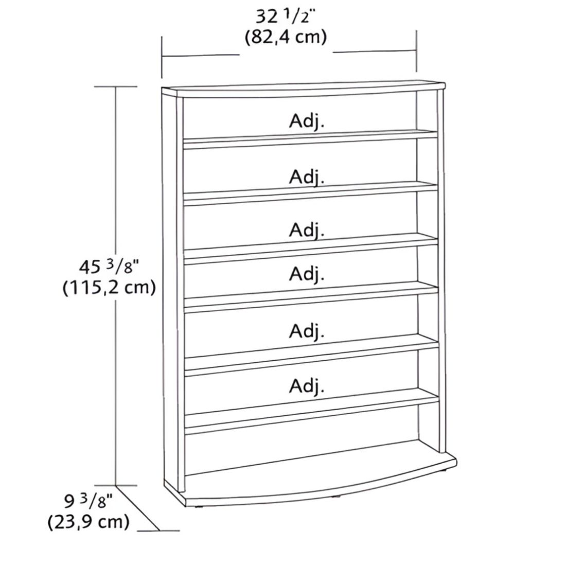 Slickblue D-FR-15489185RSMS bookcases - View #3