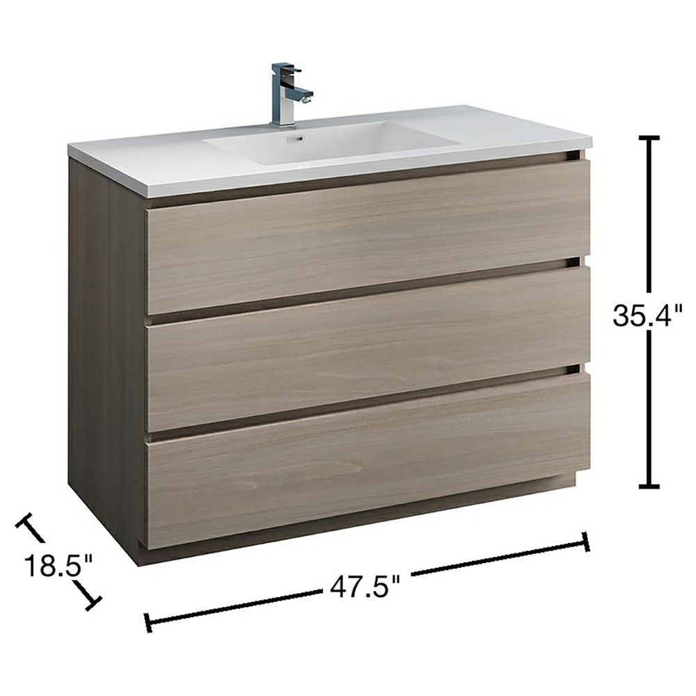 Fresca FCB9348MGO-I Bath-Vanity-Combo - View #10