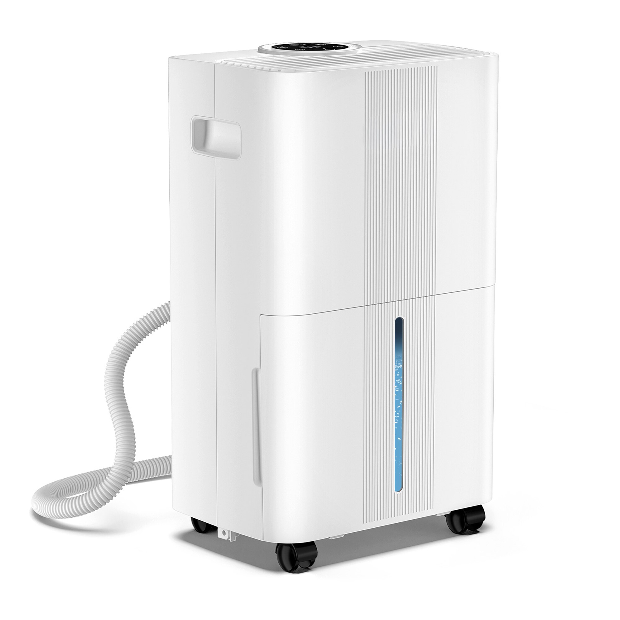 Elexnux 25 pt. Dehumidifier (For Rooms 1501 - 3000 sq. ft) For Basements, Bathrooms, Crawlspaces, in White
