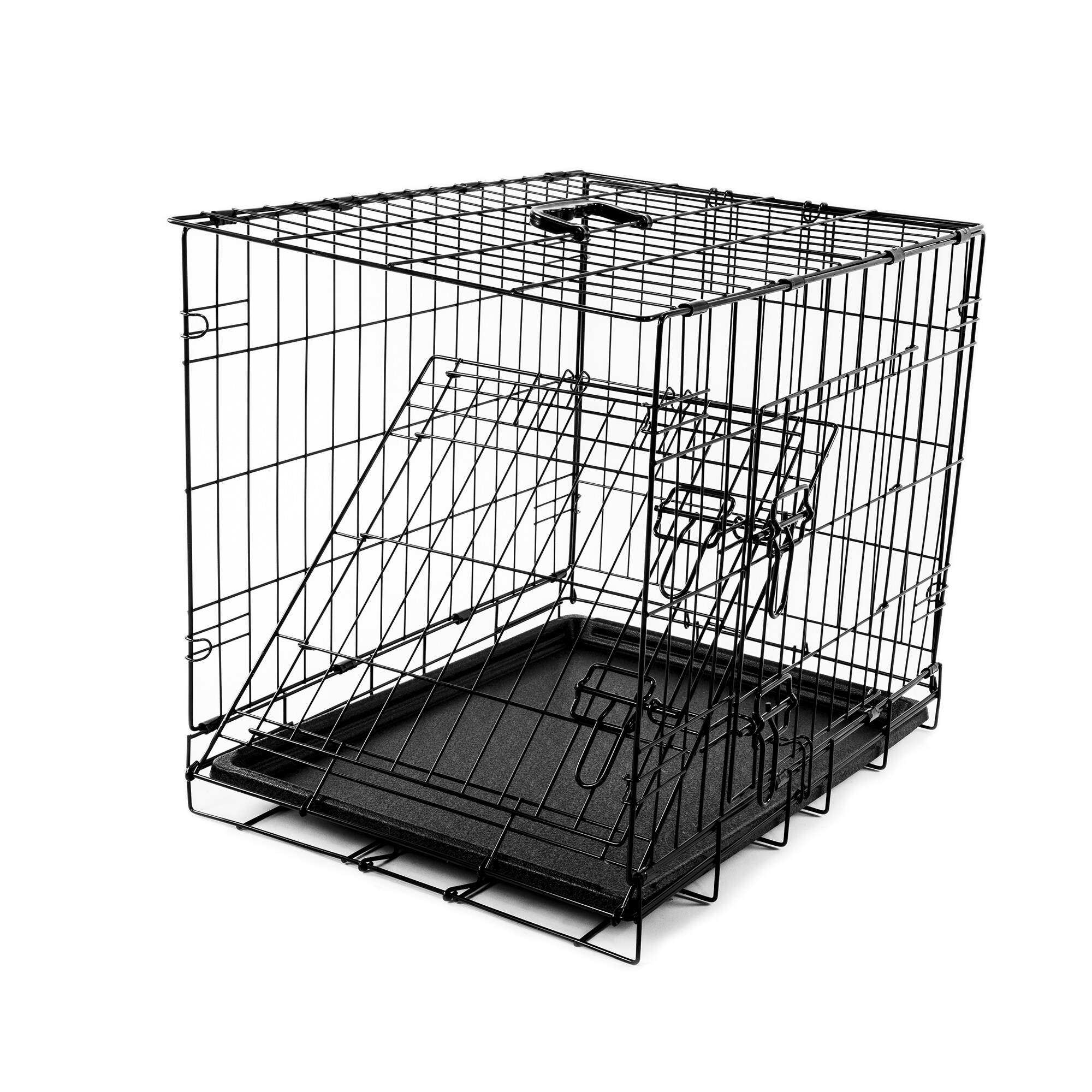 Pet Essentials 3.5-ft L x 3.36-ft W x 2.5-ft H Dog Crate in the Crates ...