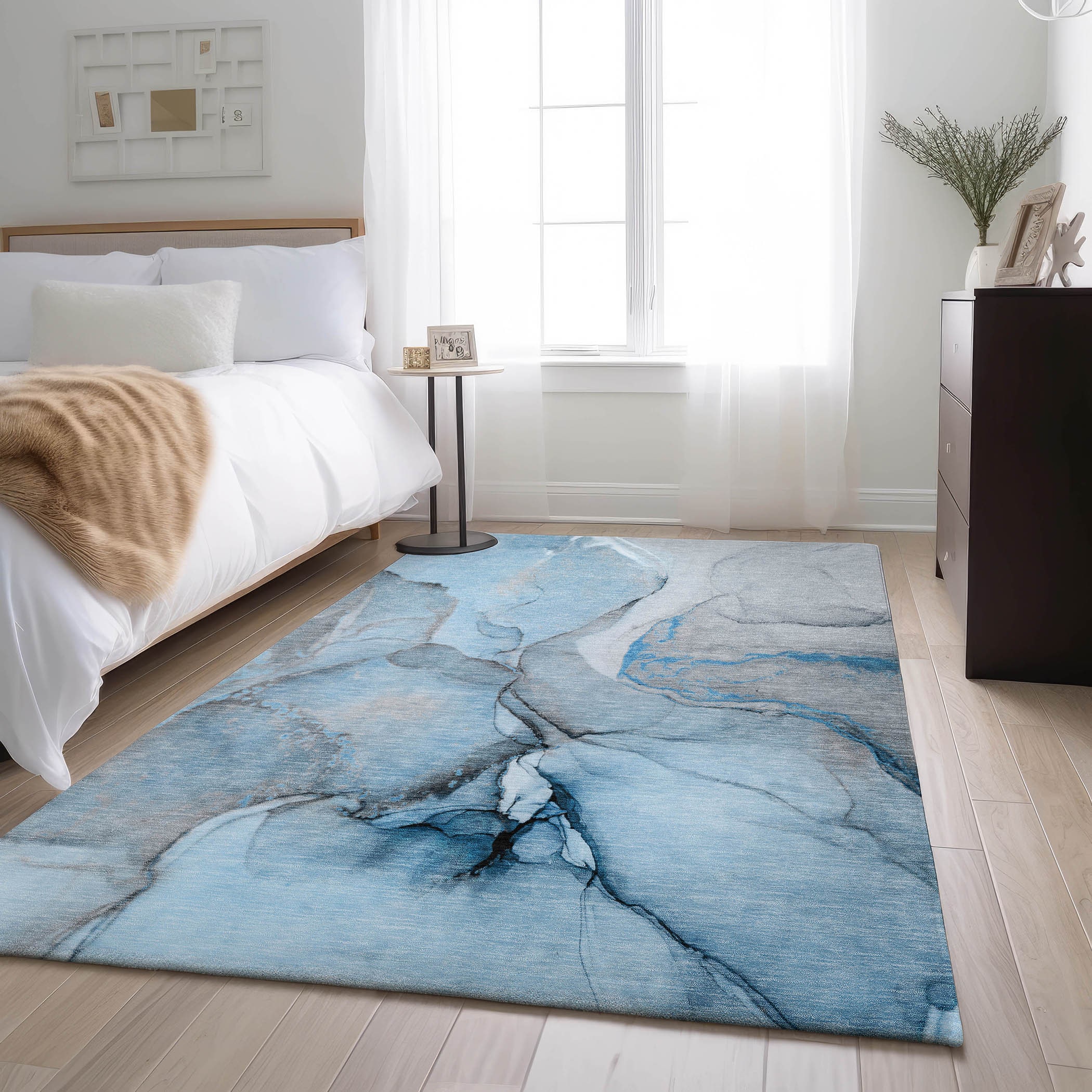 Addison Rugs AMF570IV8X10 Mayfield AMF570IV 8 x 10 (ft) Loomed Polyester Ivory Rectangular Indoor Geometric Machine washable Area rug