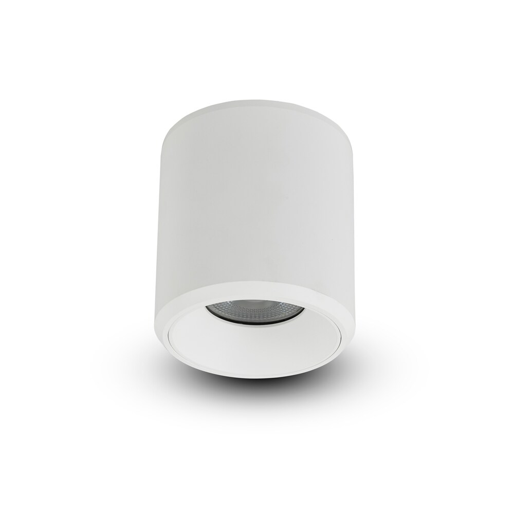 VONN Lighting VMCL001901C020WH Node 1 -Light 4.33-in Matte White Integrated LED Flush Mount Light ENERGY STAR Certified