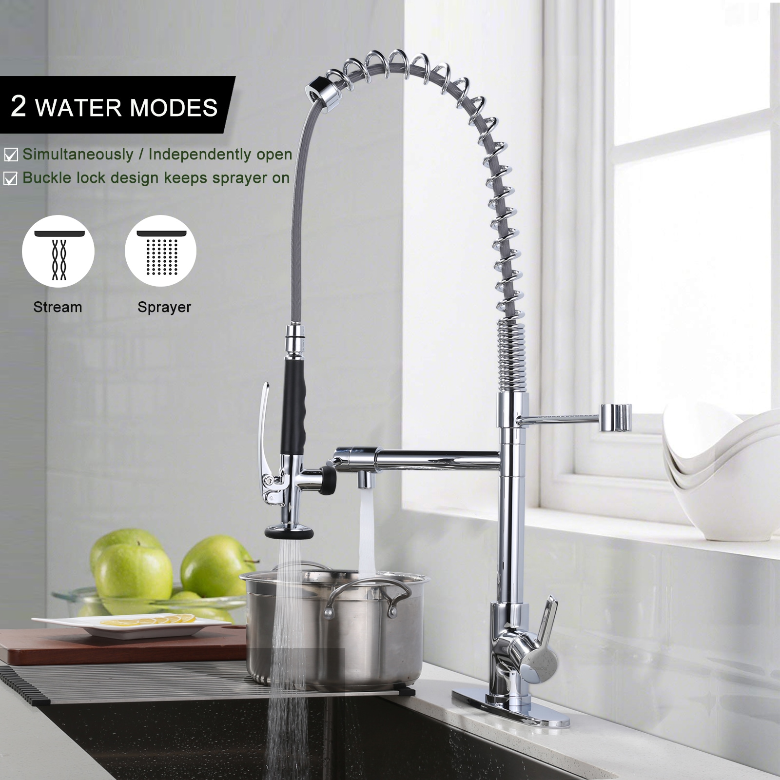 WOWOW 2312000C-LW Kitchen-Faucets - View #3