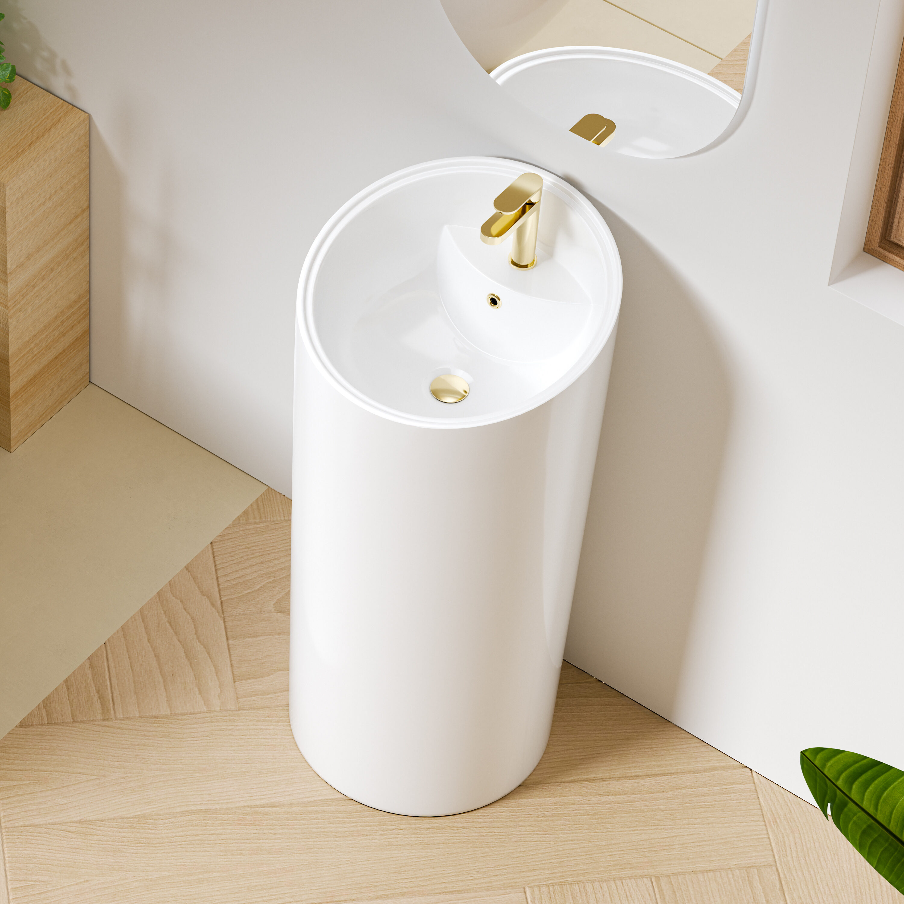 Eridanus ERI-PB-411 Complete-Pedestal-Lavatories - View #7