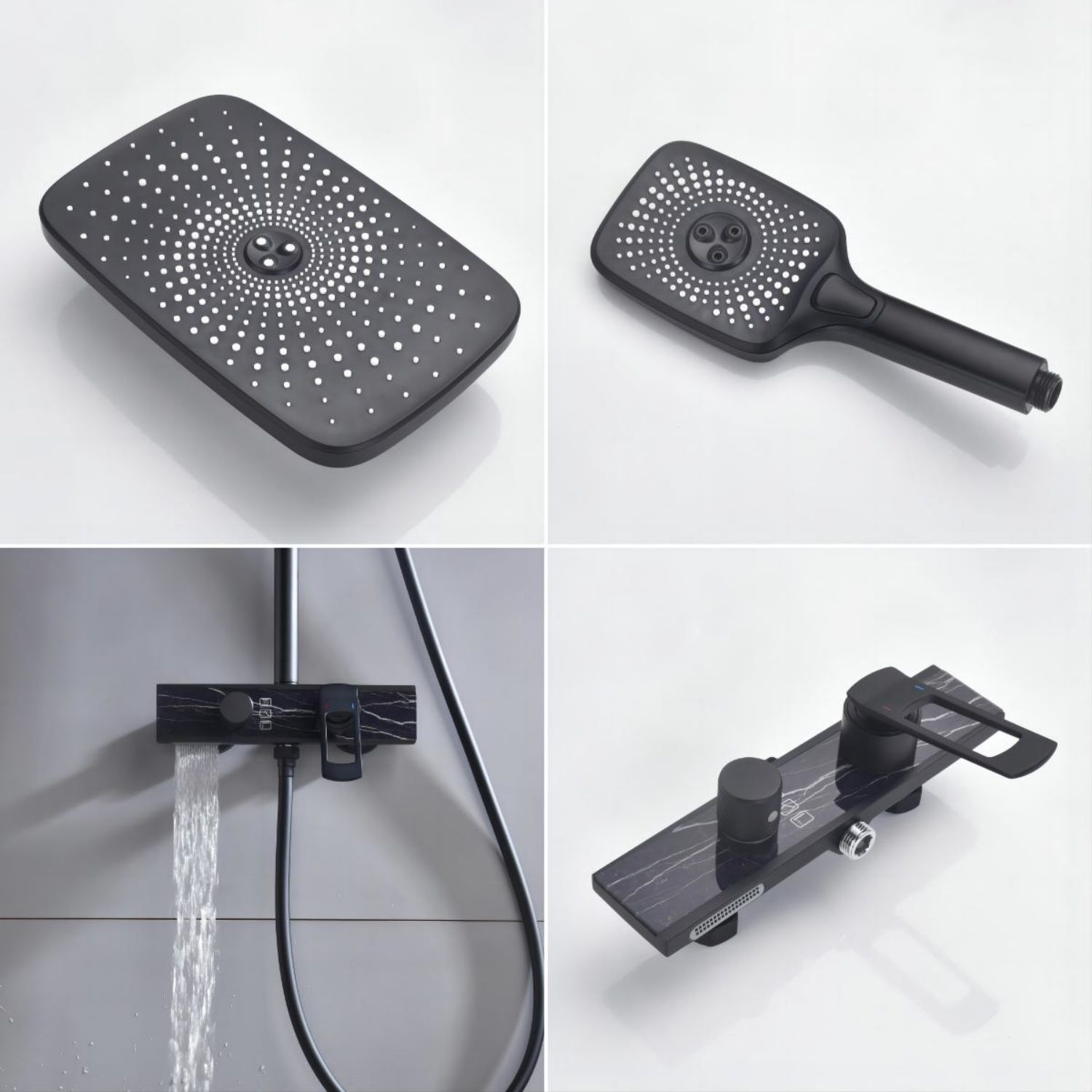 WELLFOR CR-P-12-2W02CP Showerhead-Bar-Panels - View #4