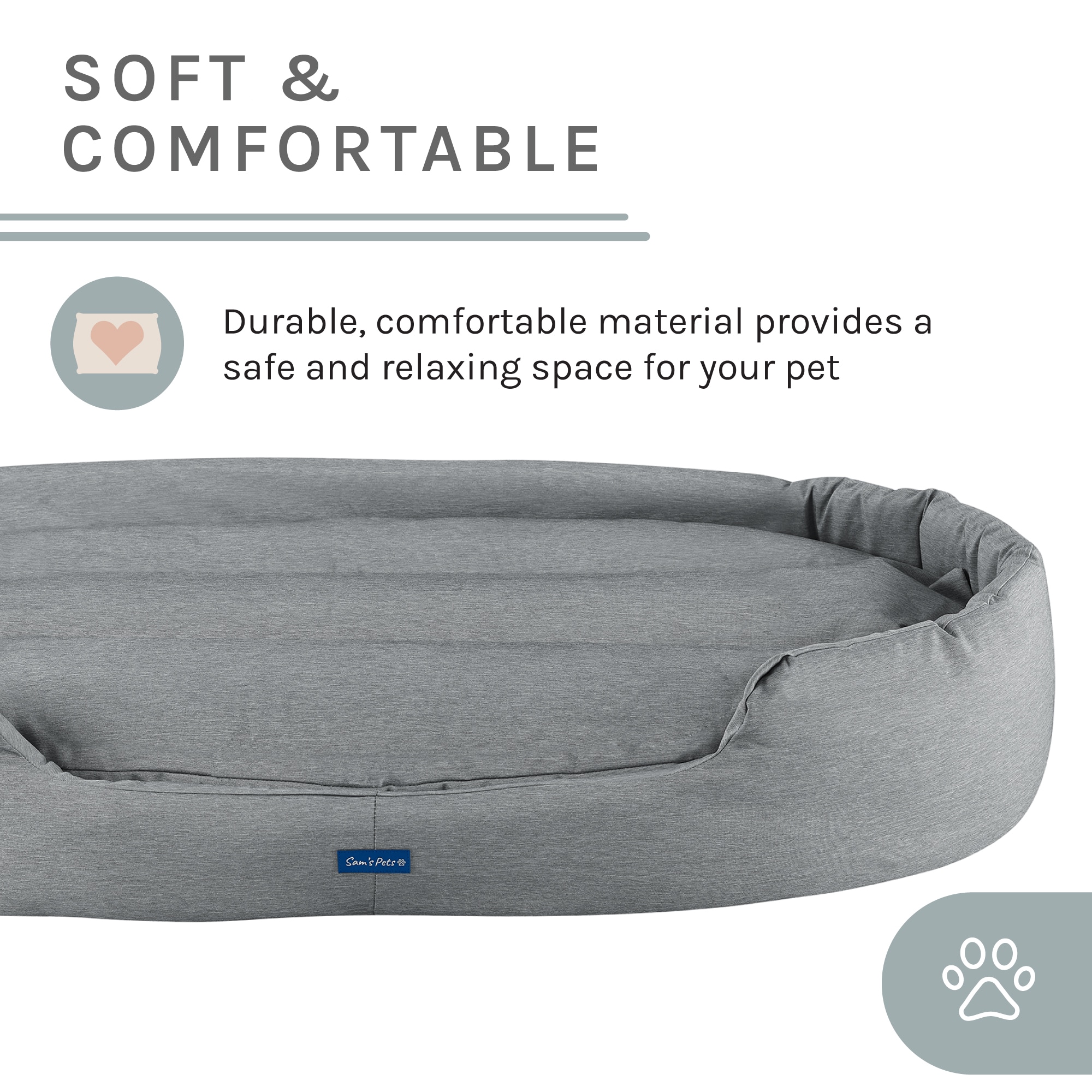 Sam's Pets SP-DB1243GY Pet-Beds - View #12