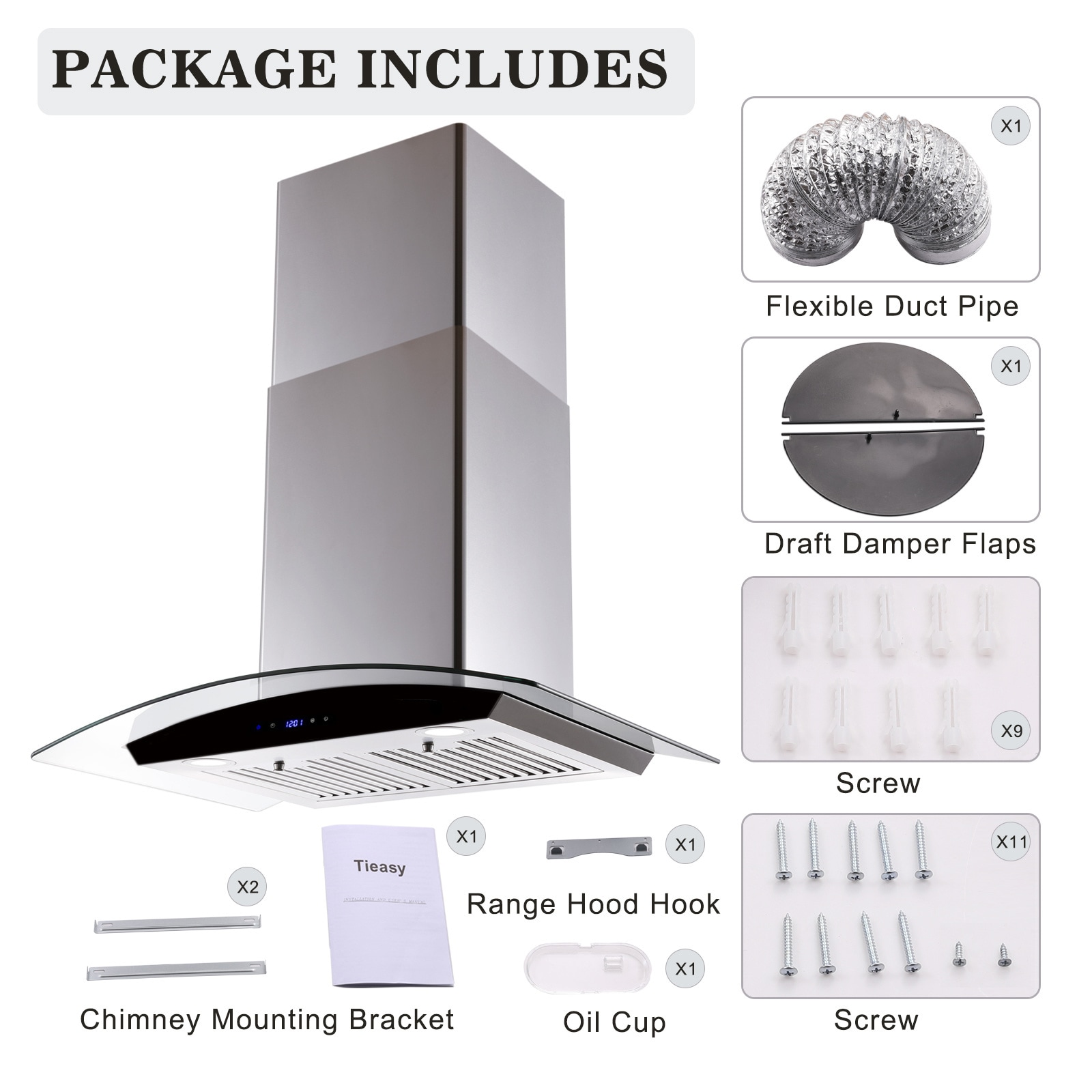 Maocao Hoom BHP36XG Wall-Mounted-Range-Hoods - View #5