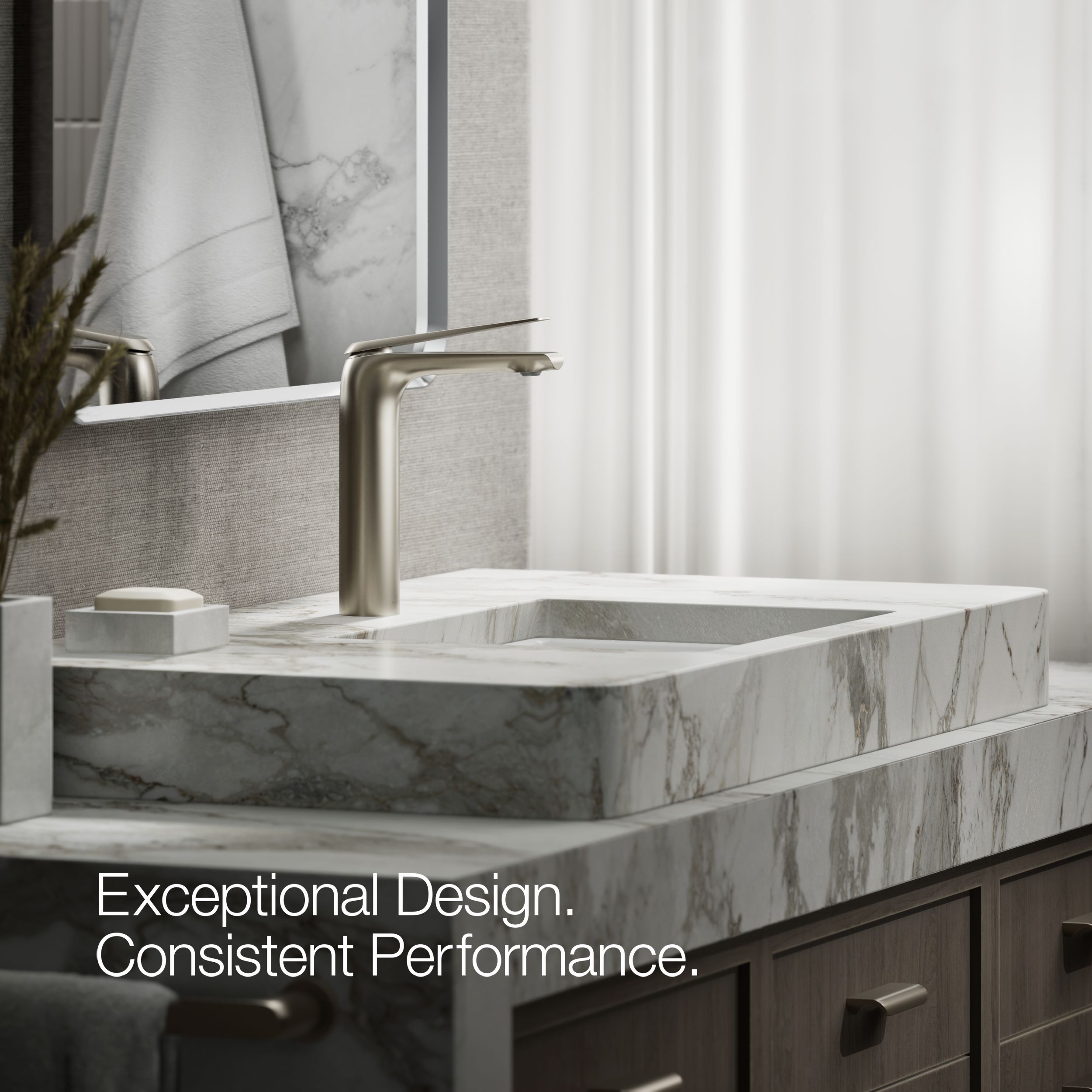 KOHLER K-97347-4-BN Lavatory-Faucets - View #4