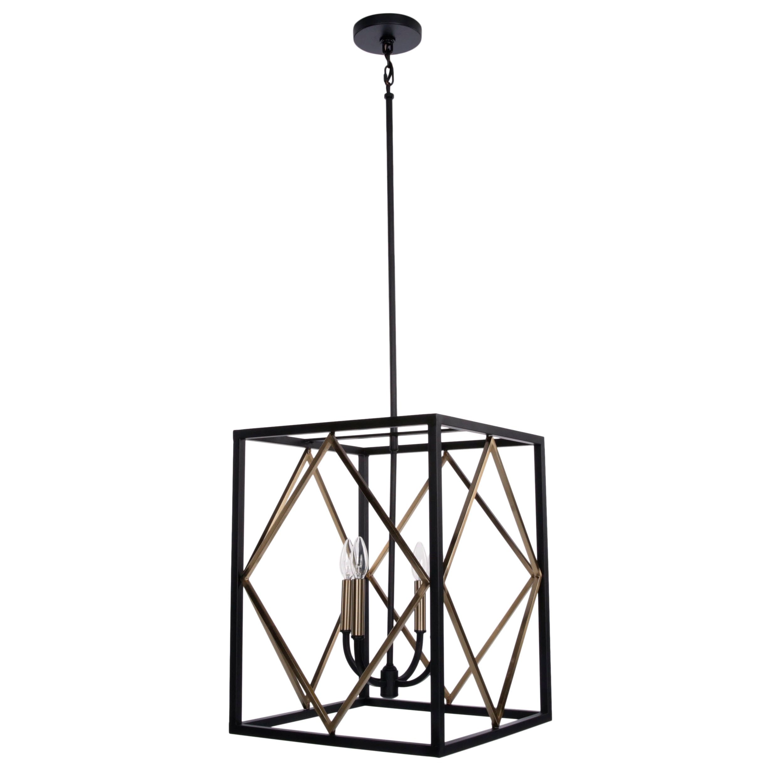 quoizel platform 4 light pendant