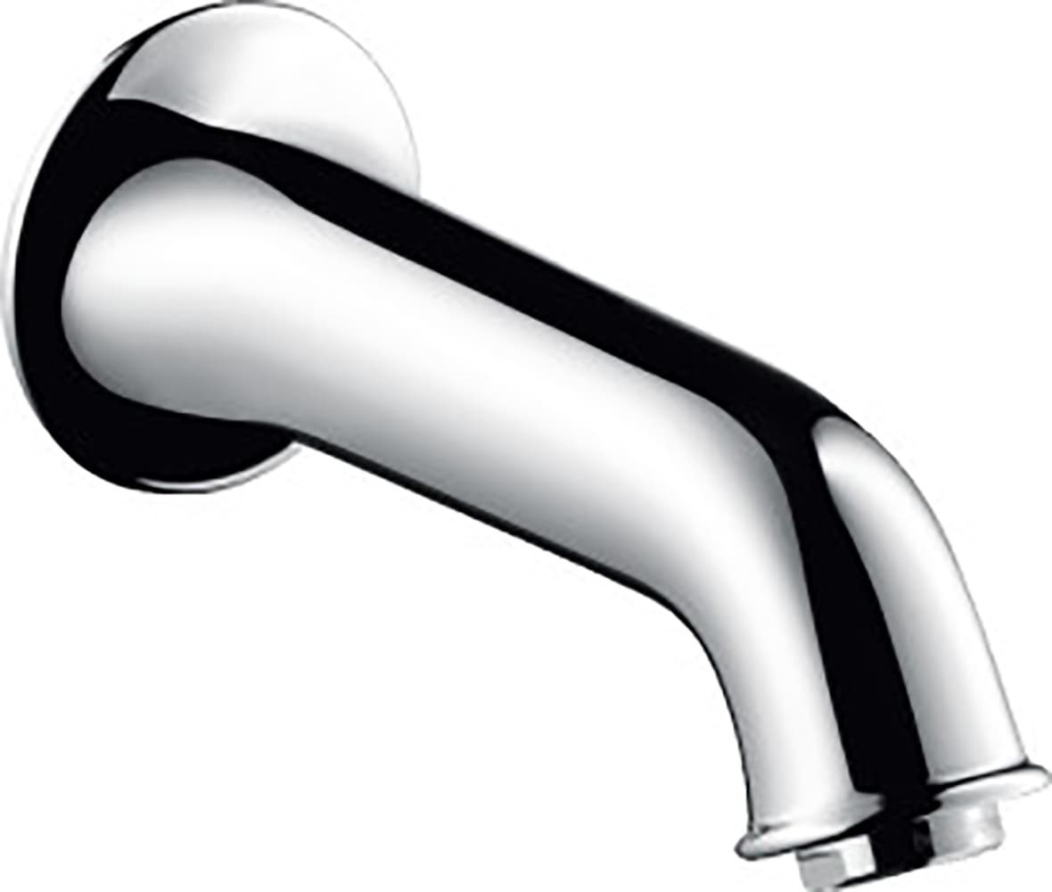 Hansgrohe 14148001 Chrome Universal Fit Bathtub Spout ( Escutcheon Included )