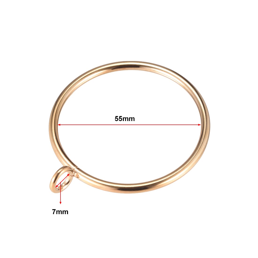 Unique Bargains S25093001UX7609 Curtain-Rings - View #2