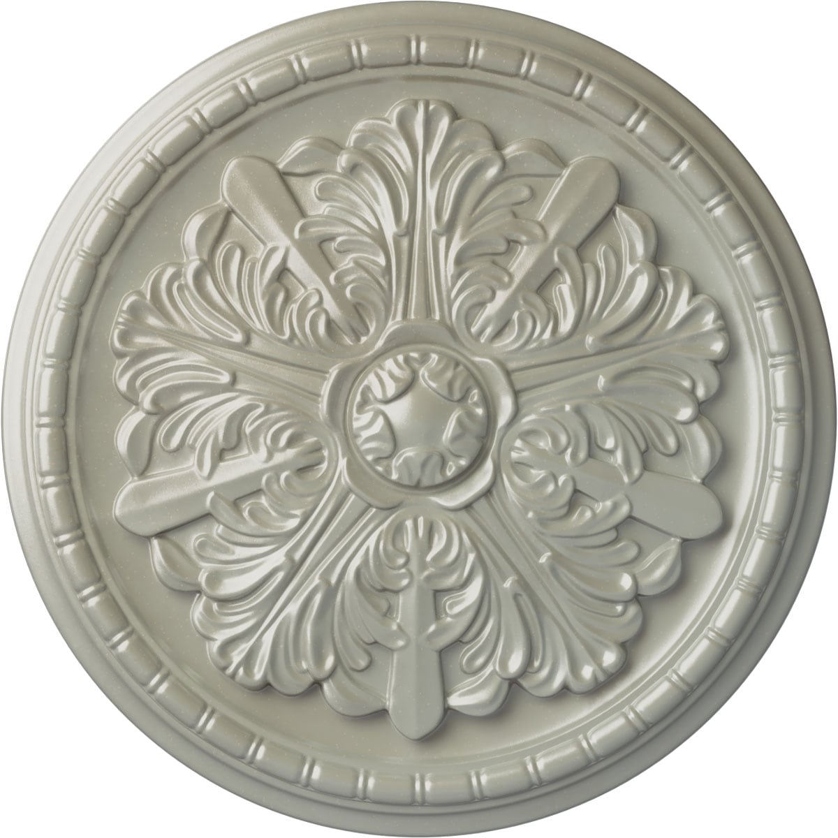 Ekena Millwork CM17WAFCS Washington 17.125-in W x 17.125-in L Painted Flash Copper Polyurethane Whole Ceiling Medallion