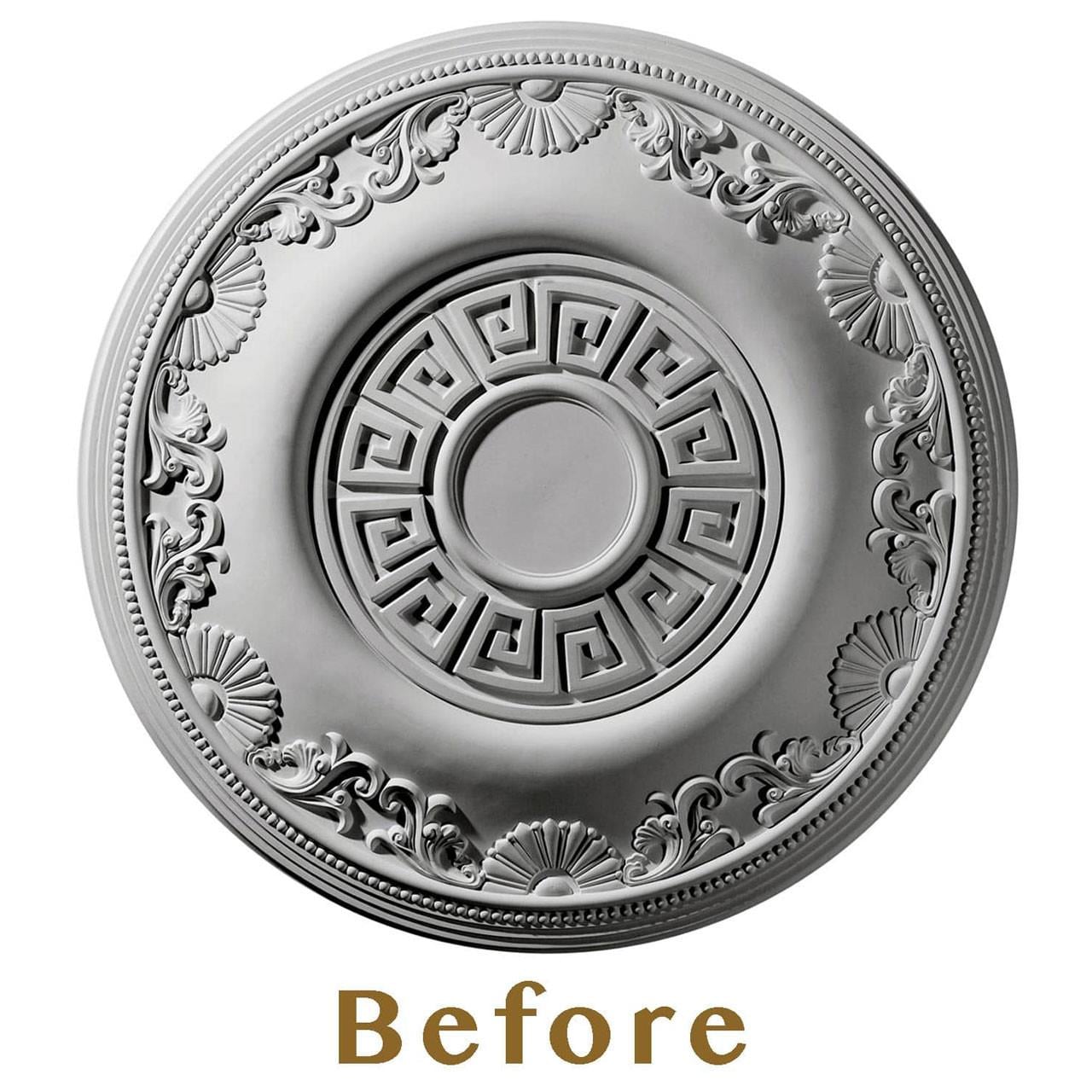 From Plain to Beautiful in Hours CCMF-014-INT-LL Ceiling-Medallions - View #3