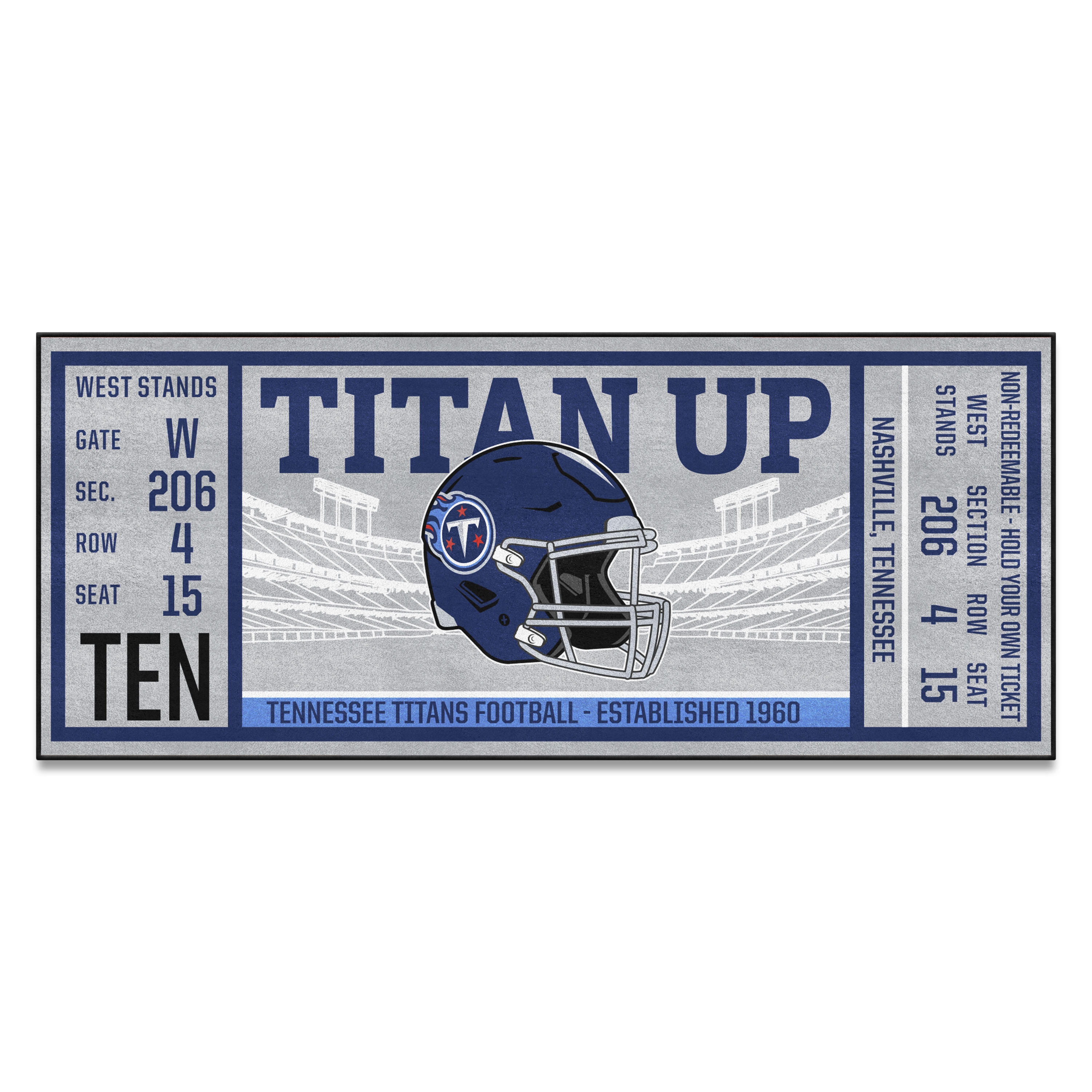 Fanmats Tennessee Titans Mascot Mat - Helmet