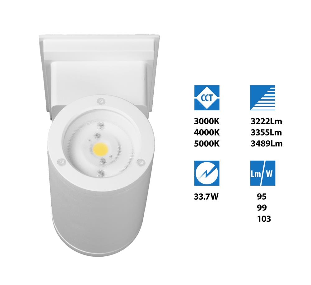 Nicor Lighting OWCR4U1035MV40WH Outdoor-Wall-Lighting - View #3