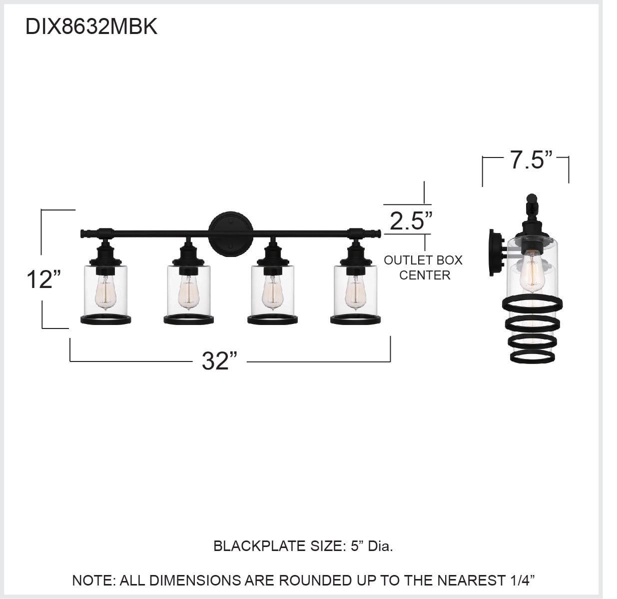 Quoizel DIX8632MBK b089995 - View #10