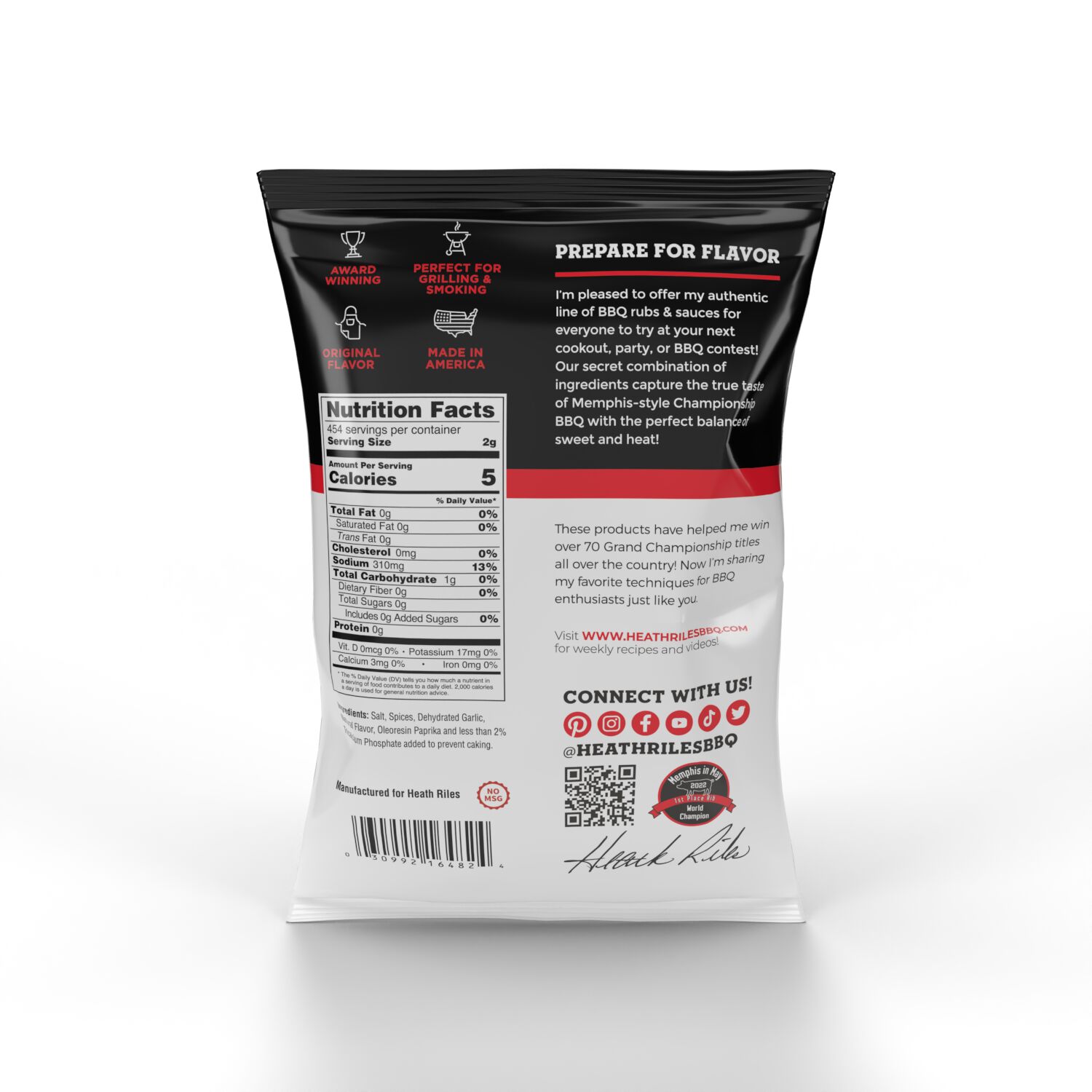 HEATH RILES BBQ & Grilling HRB0014 Dry-Seasoning-Marinades - View #2