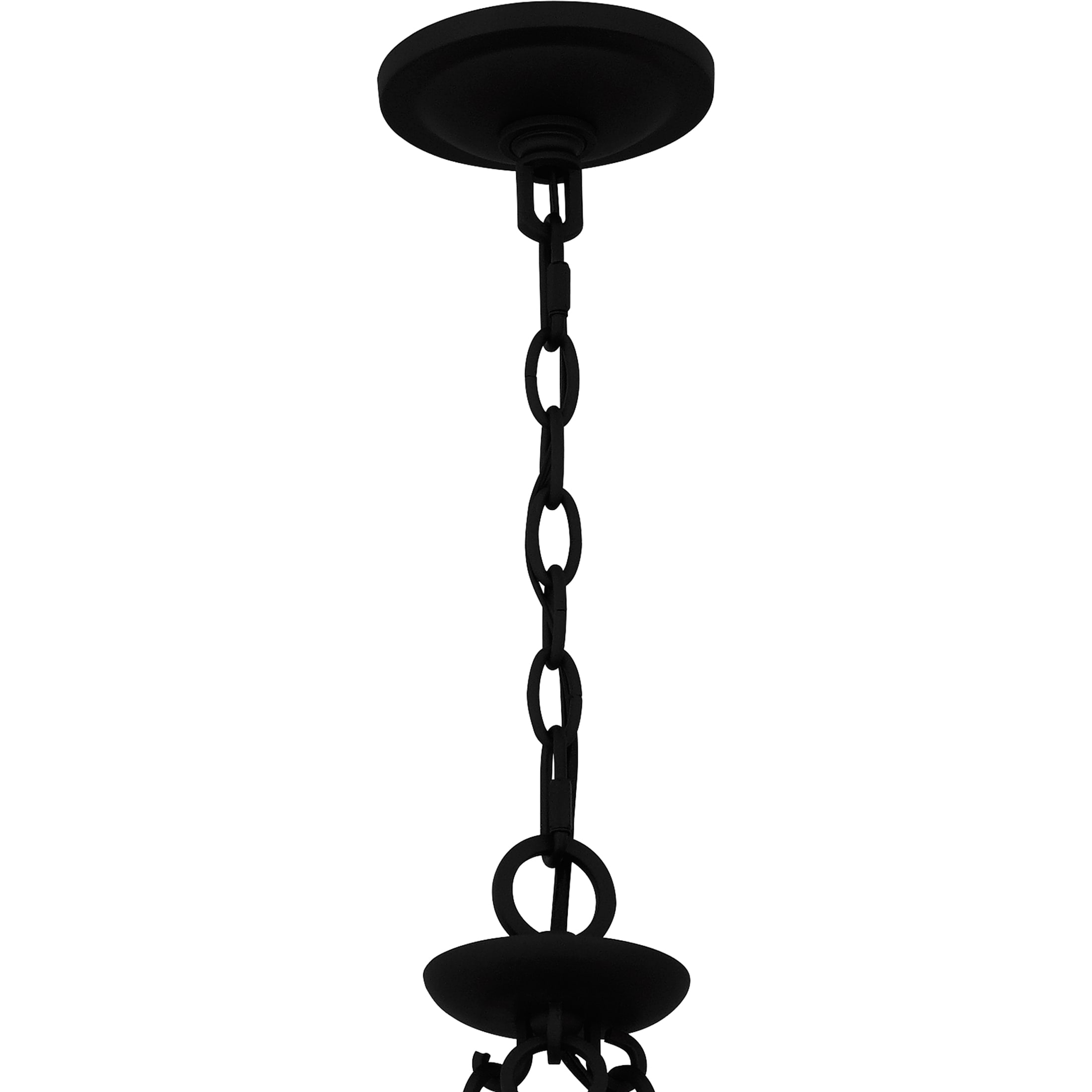Octavia Black Iron 18-Light Candle Chandelier