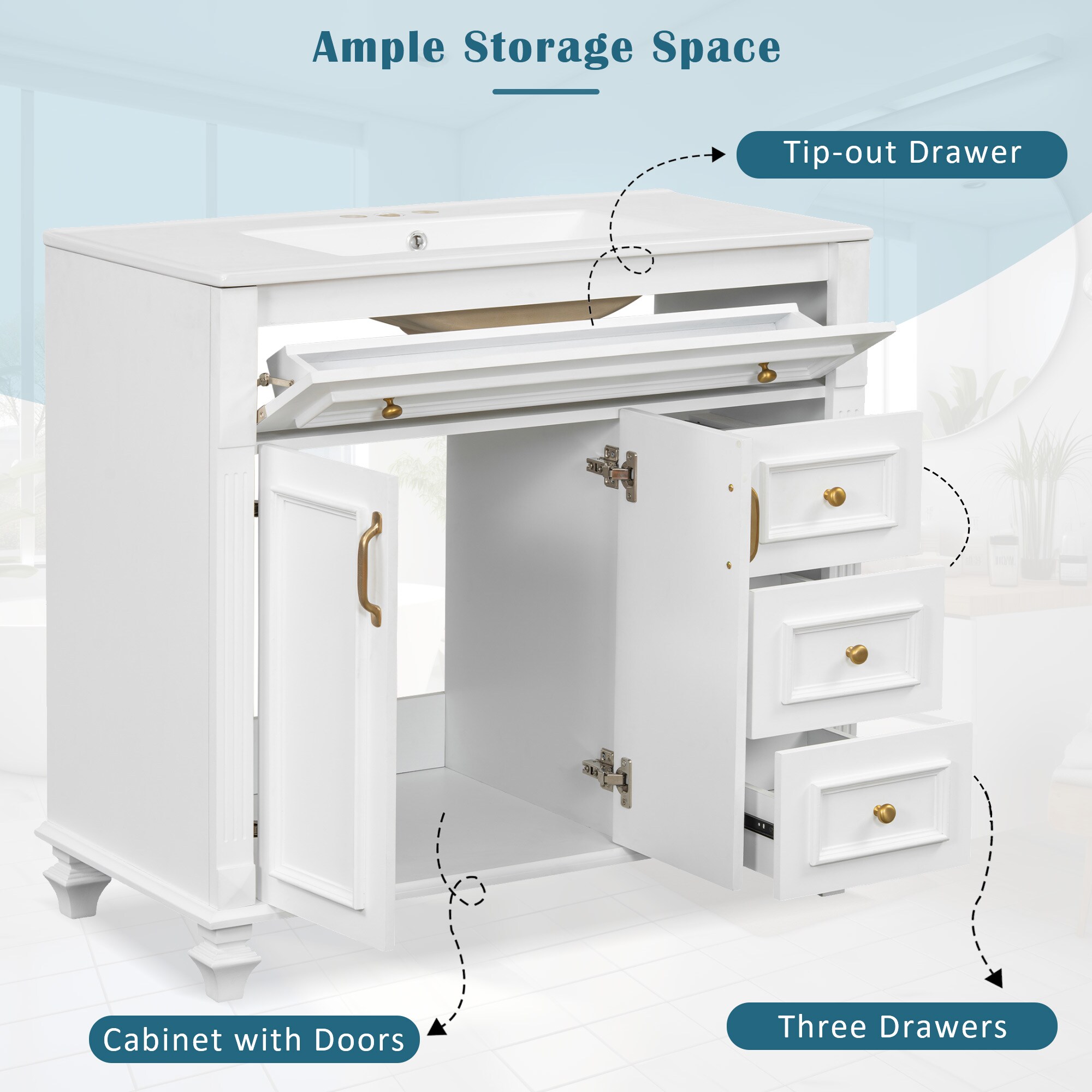 ModernLuxe L3P-N725P283623K Bath-Vanity-Combo - View #5