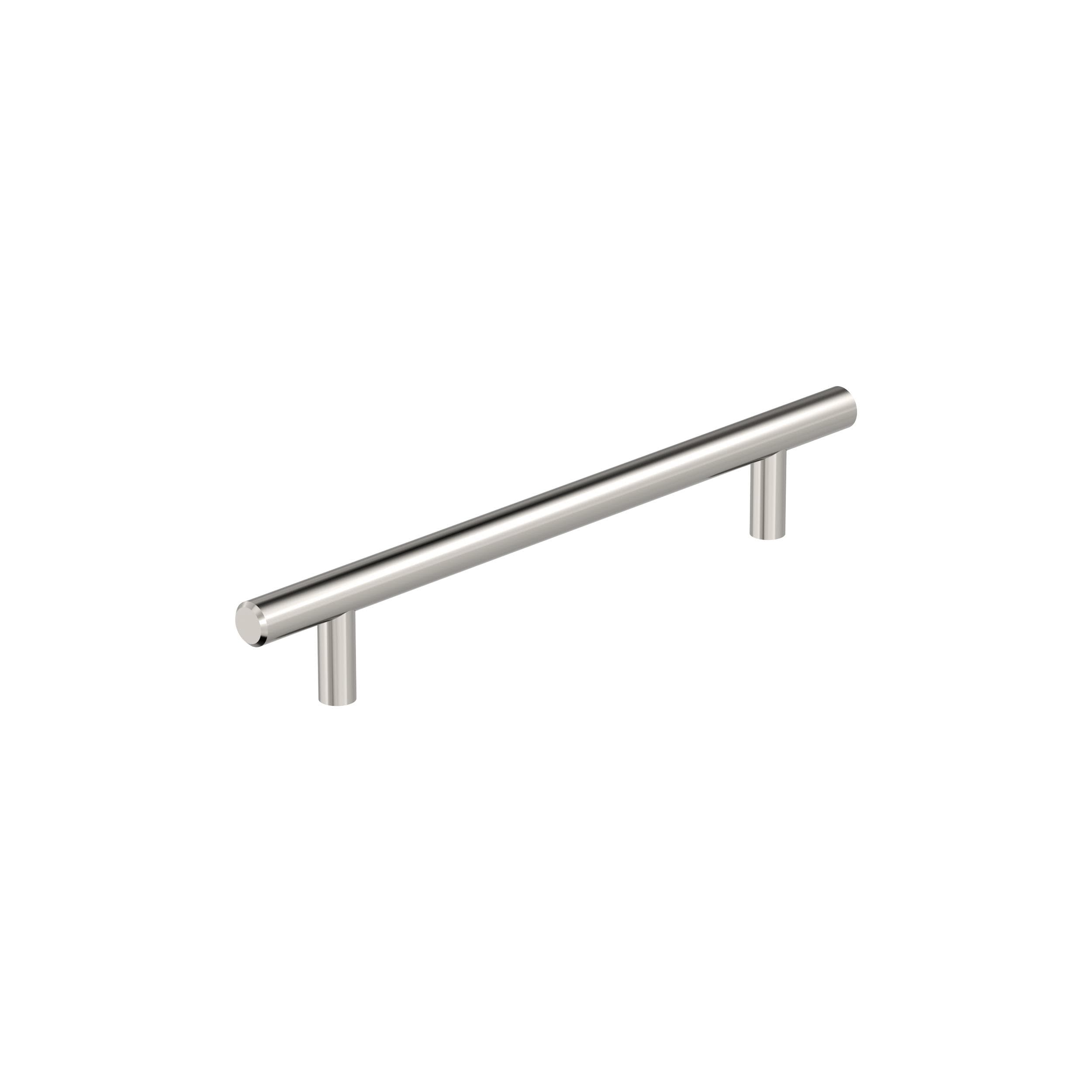 Amerock BP40520PN Bar Pulls 6-5/16-in , 160mm Center to Center Polished Nickel Cylindrical Bar