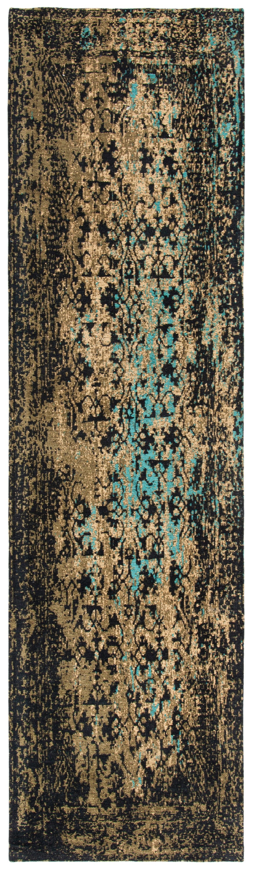 Safavieh CLV223B-28 Classic Vintage Reese 2 x 8 (ft) Loomed Synthetic Black/Olive Rectangular Indoor Distressed/Overdyed Vintage Runner rug