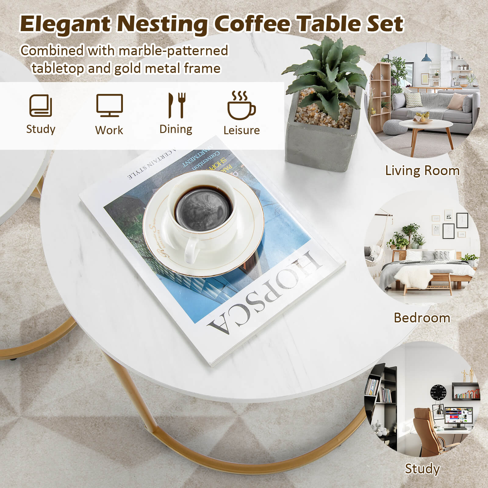 Slickblue D-CO-HW18301VJ End-Tables - View #5