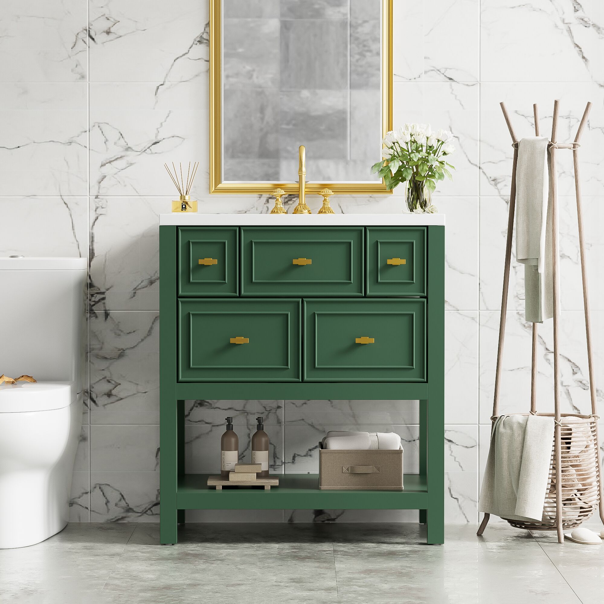 Tatayosi JJ-0140AAF-1 Bath-Vanity-Combo - View #4