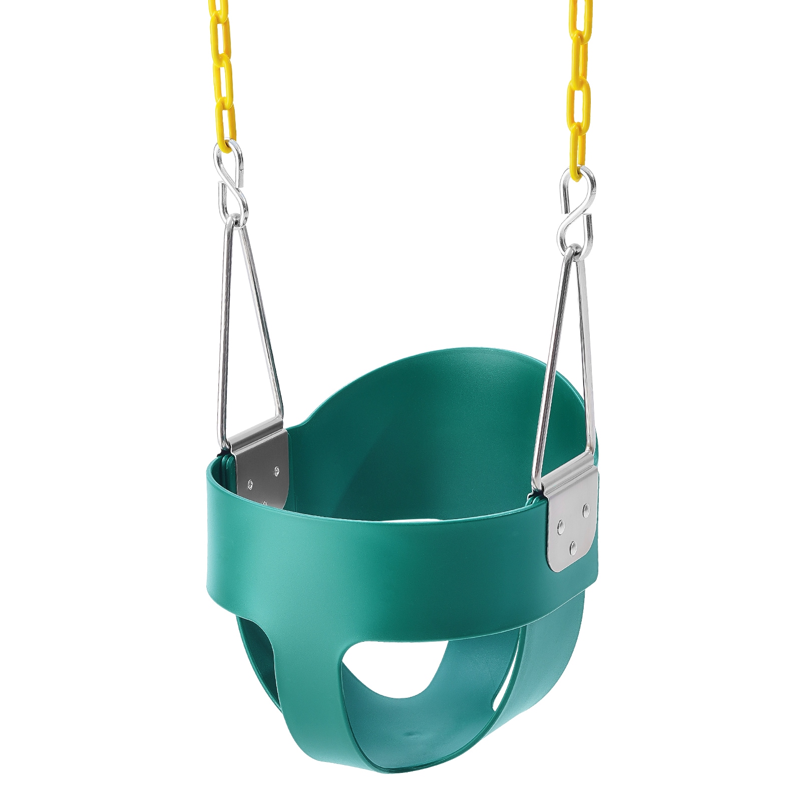 SVOPES SVOPESZXGBQTY07616V0 Toddler Swing Seat Green Plastic and Metal Standing Swing