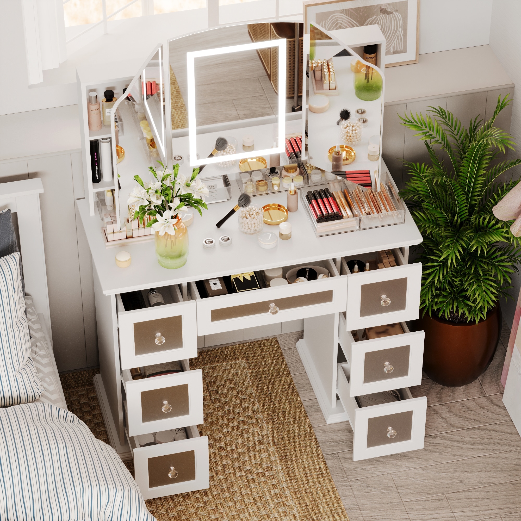 FUFU&GAGA KF210268-01 Bedroom-Vanities - View #2