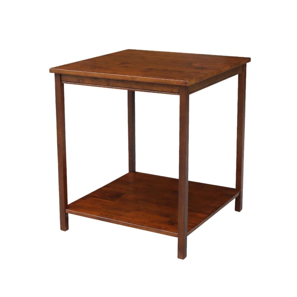 International Concepts OF581-63 26-in Brown Traditional Rubberwood Writing Desk