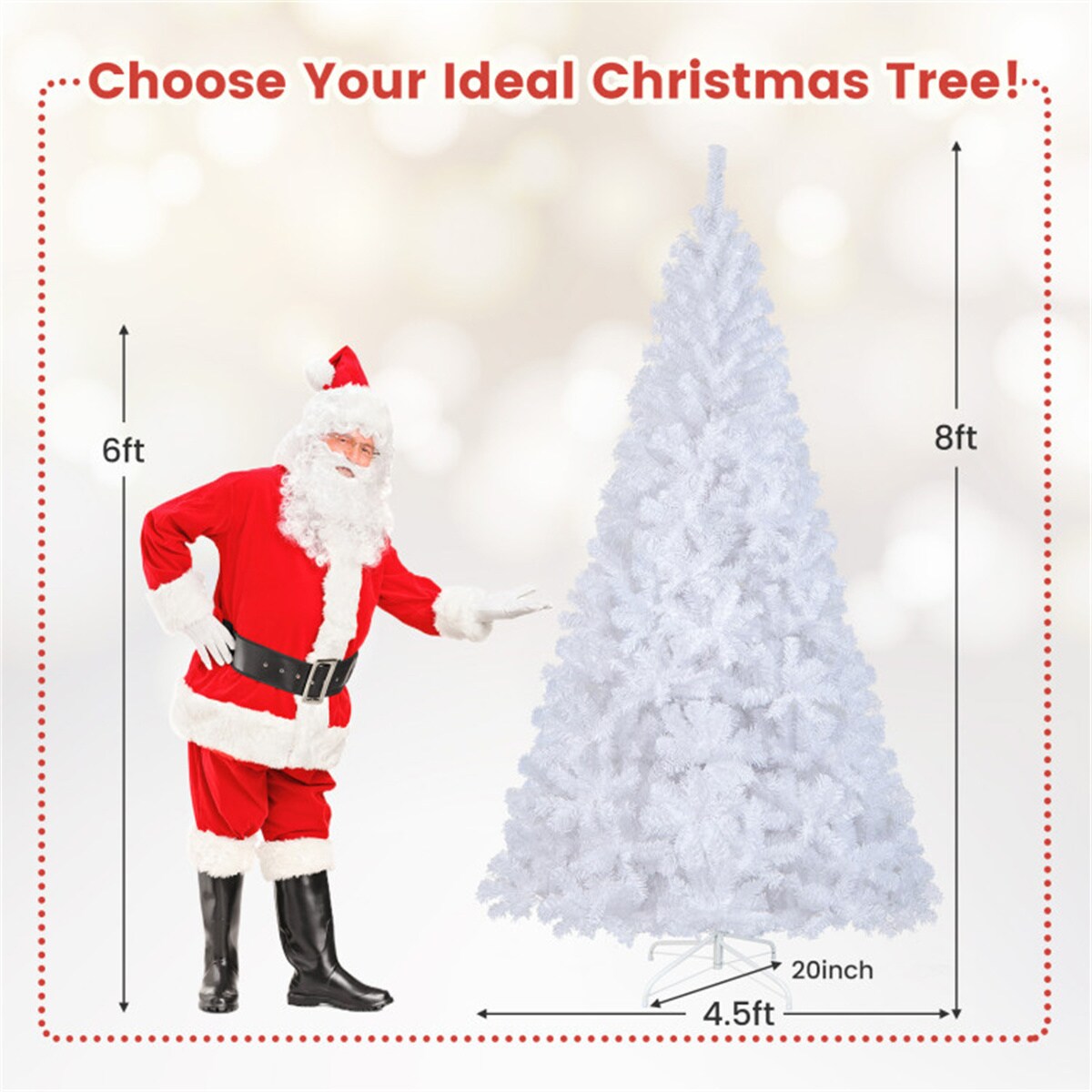 VERYKE LL-CST014 Artificial-Christmas-Trees - View #5