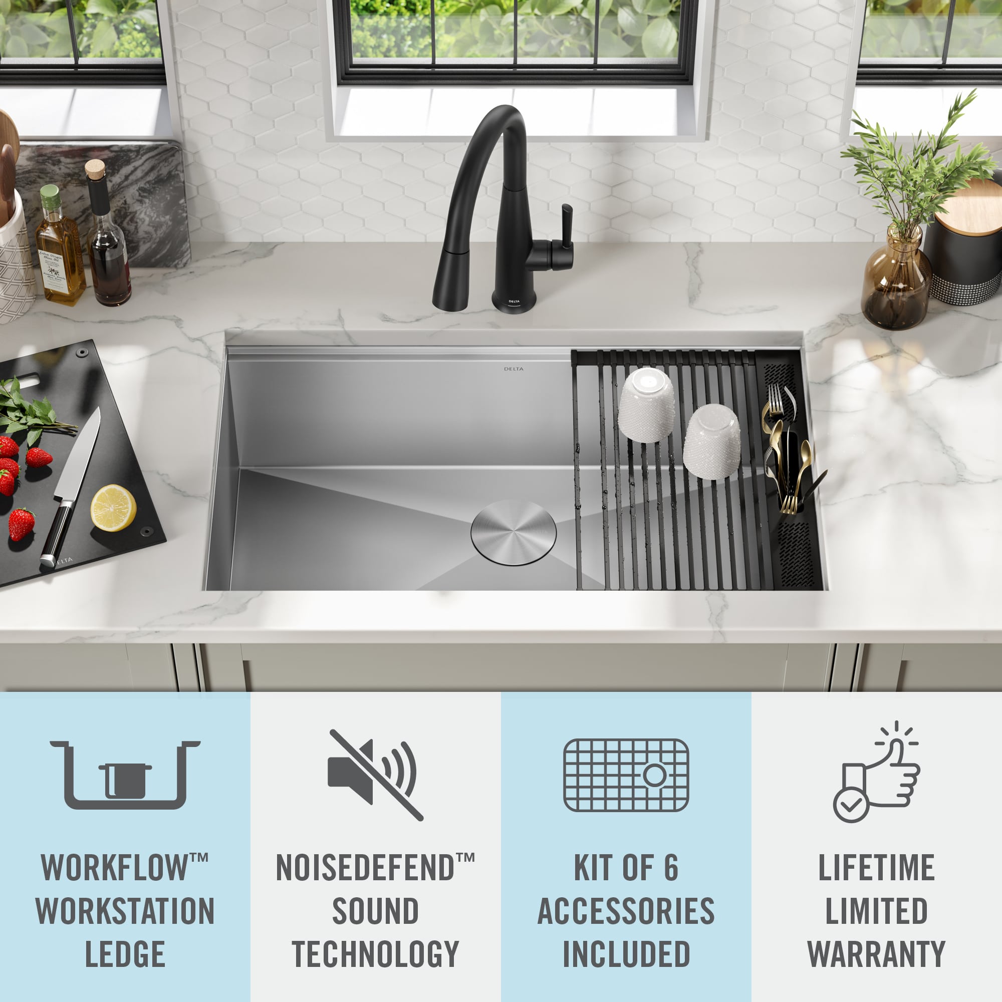 Delta 95B931-32S-SS Kitchen-Sinks - View #3