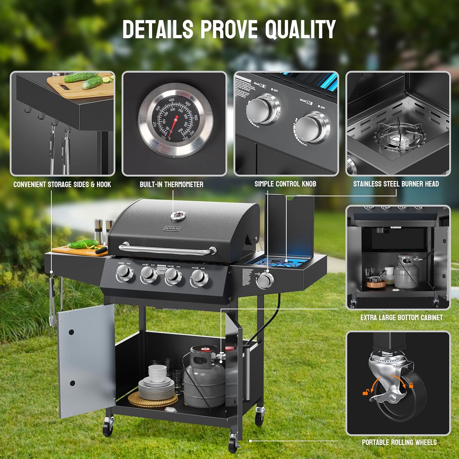 Winado LO1G57000763 Gas-Grill - View #4