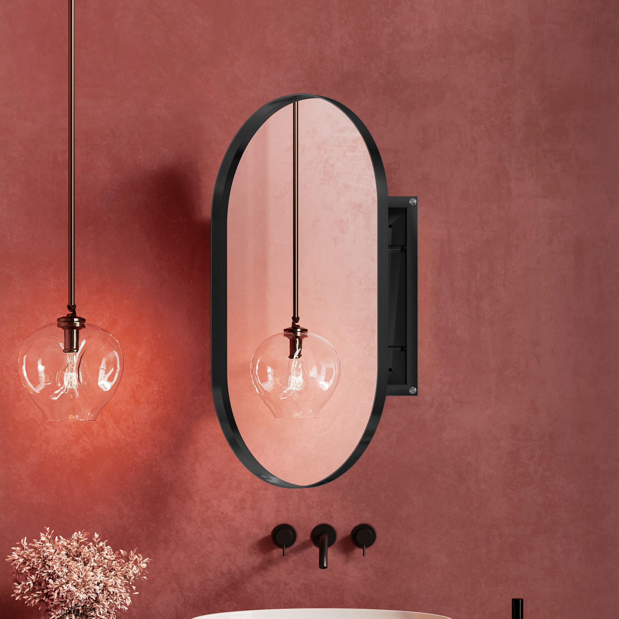 SINOFURN SYD520001BK Bathroom-Medicine-Cabinets - View #12