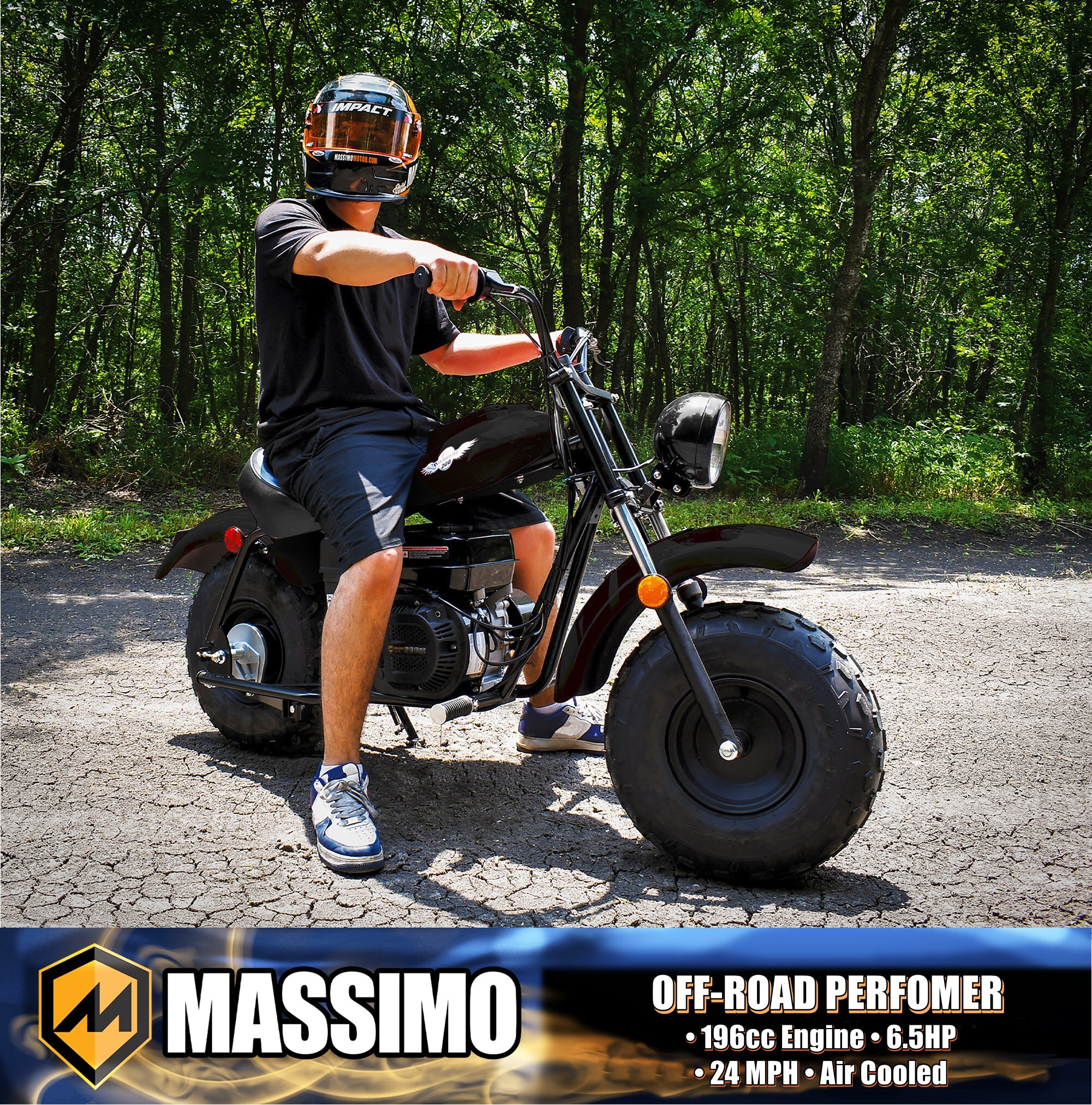 Massimo MMS-MB200-BK Dirt-Bikes-Mini-Bikes - View #5