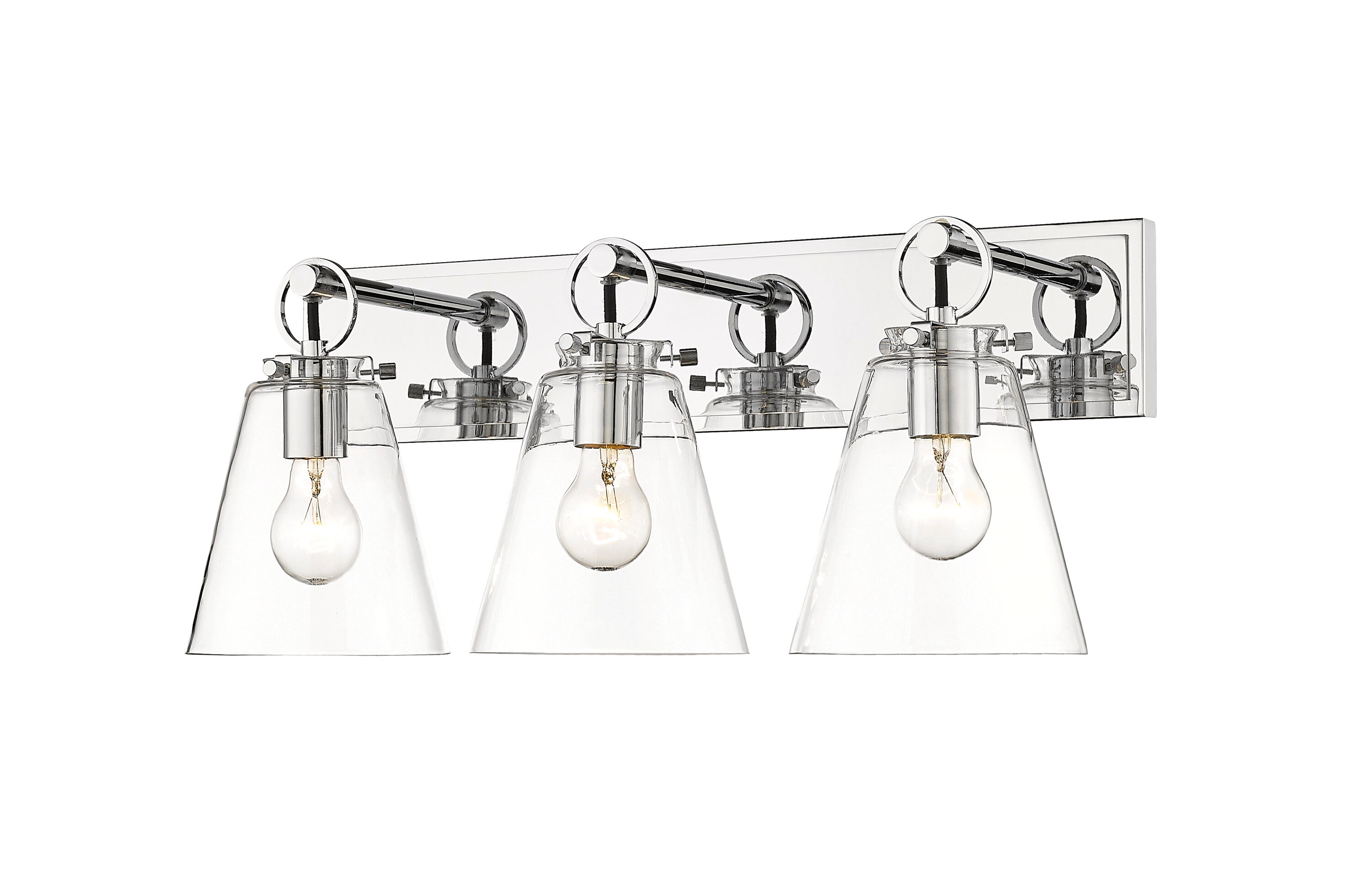 Z-Lite 483-3V-CH Harper 23-in 3 -Light Polished Chrome Modern/contemporary Vanity light