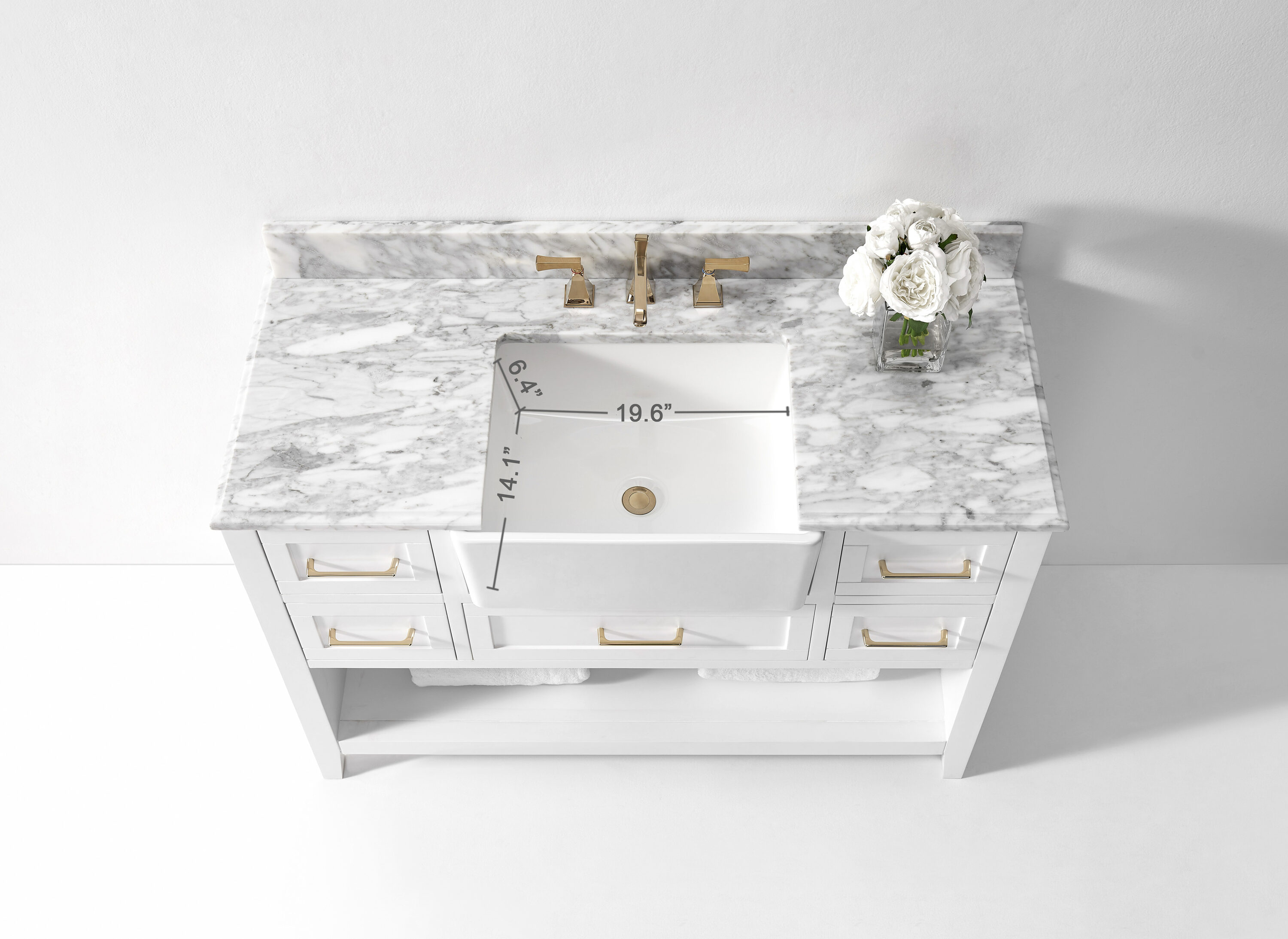 Ancerre Designs VTS-HAYLEY-48-W-CW Bath-Vanity-Combo - View #6