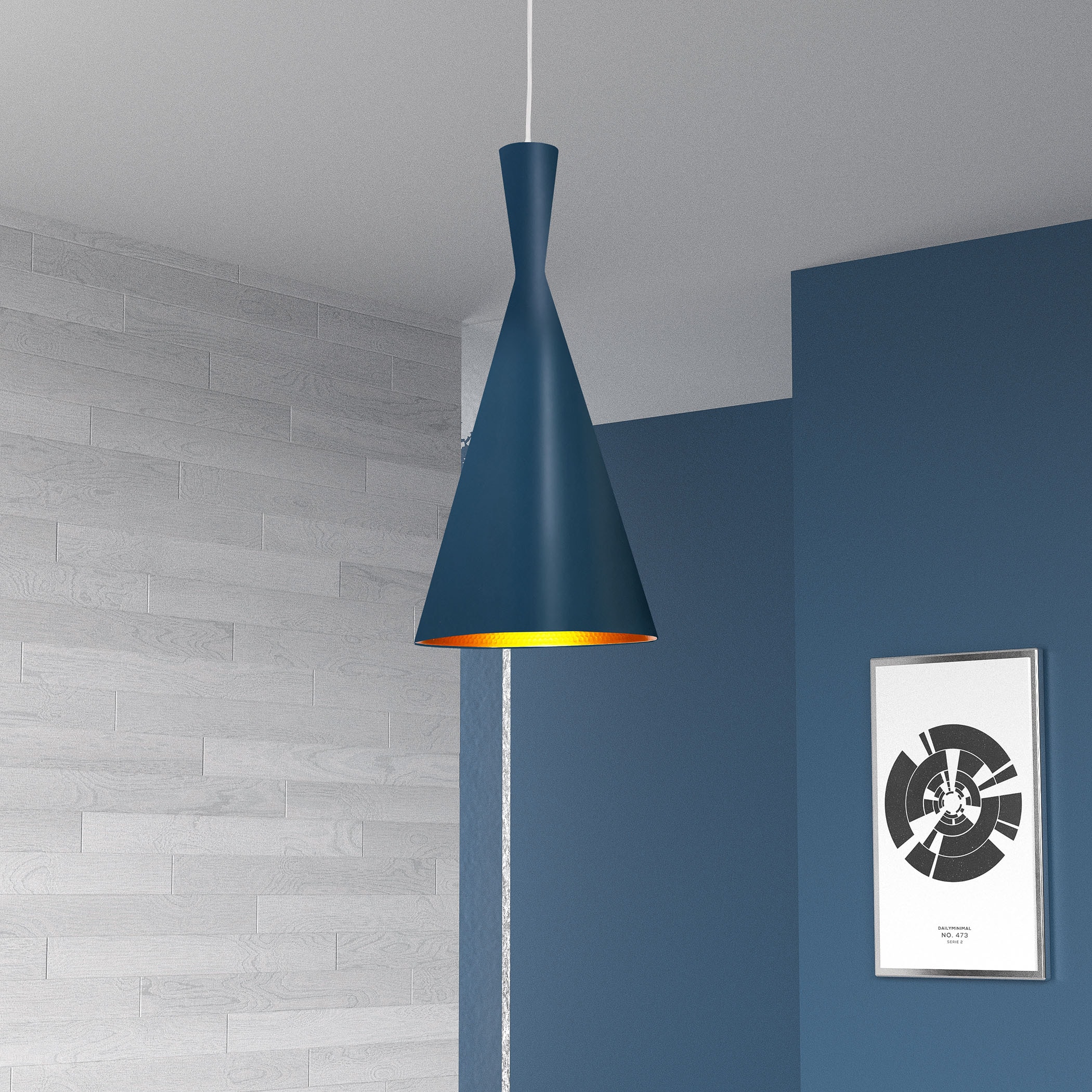 Dainolite HKI-81P-BL-GLD Pendant-Lights - View #2